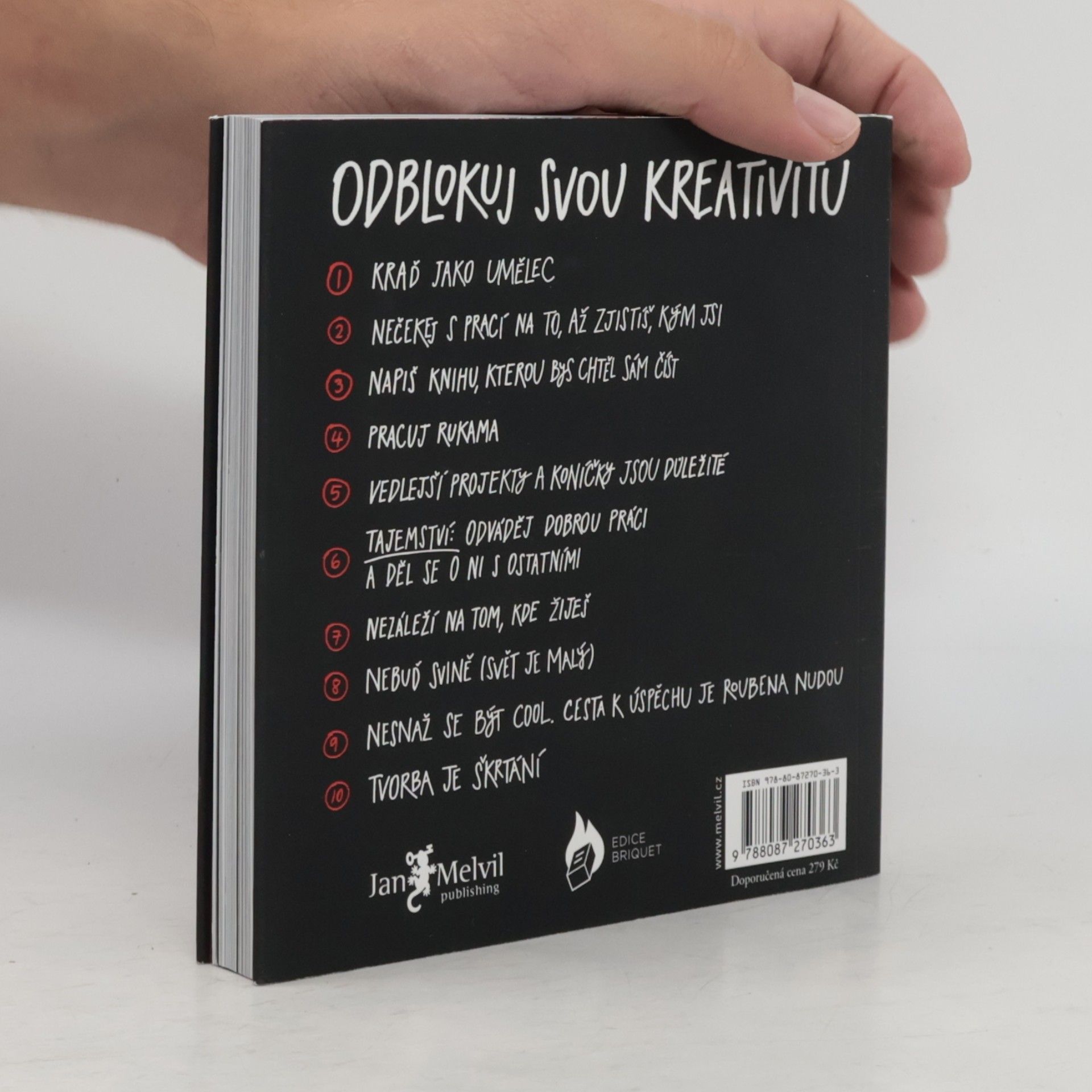 Austin Kleon Kraď jako umělec. 10 věcí, které ti nikdo neřekl o kreativitě