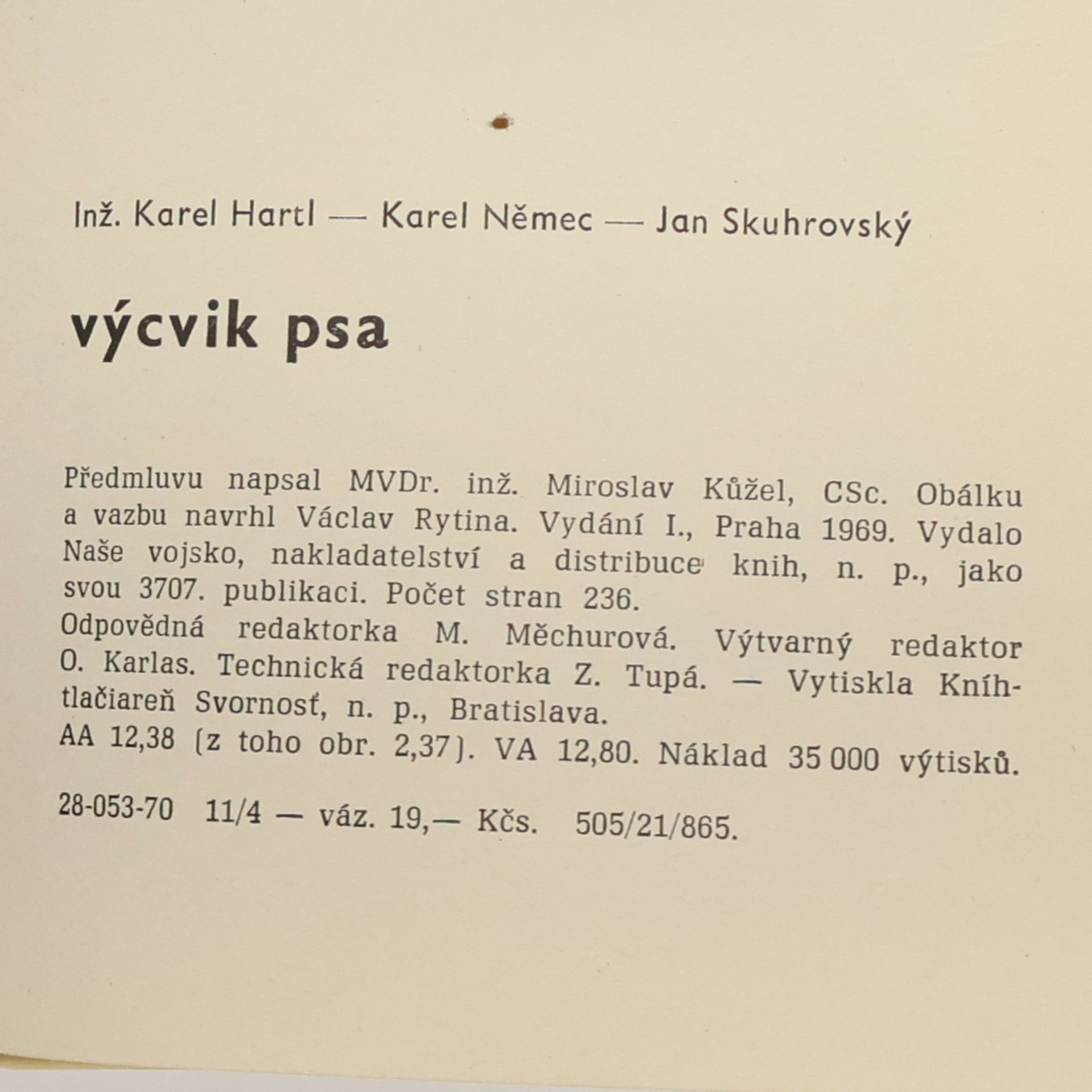 Kolektiv autorů Výcvik psa
