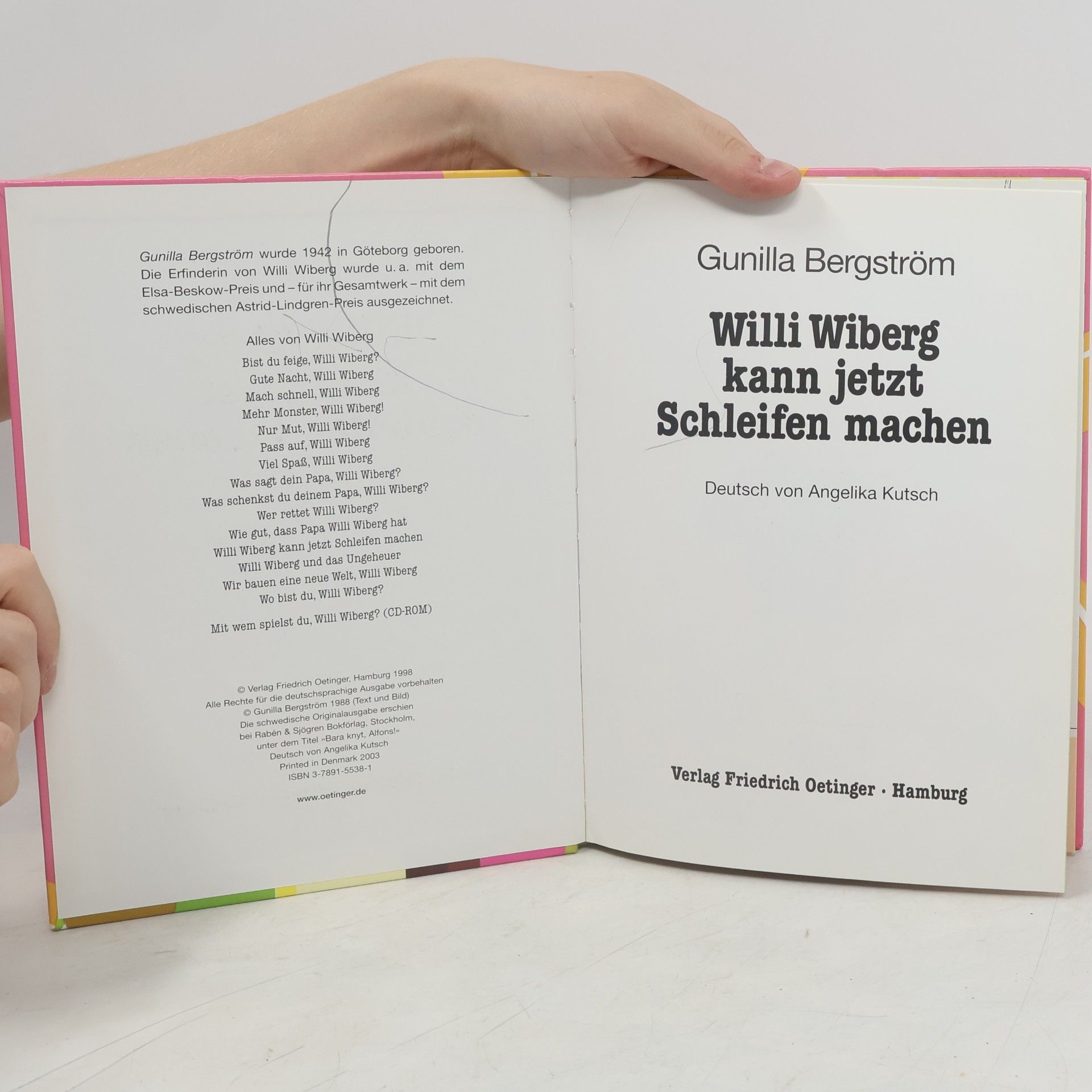 Gunilla Bergström Willi Wiberg kann jetzt Schleifen machen.