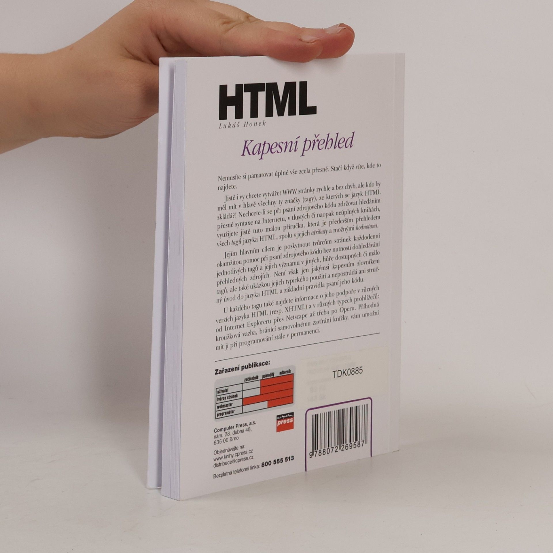 Lukáš Honek HTML: Kapesní přehled