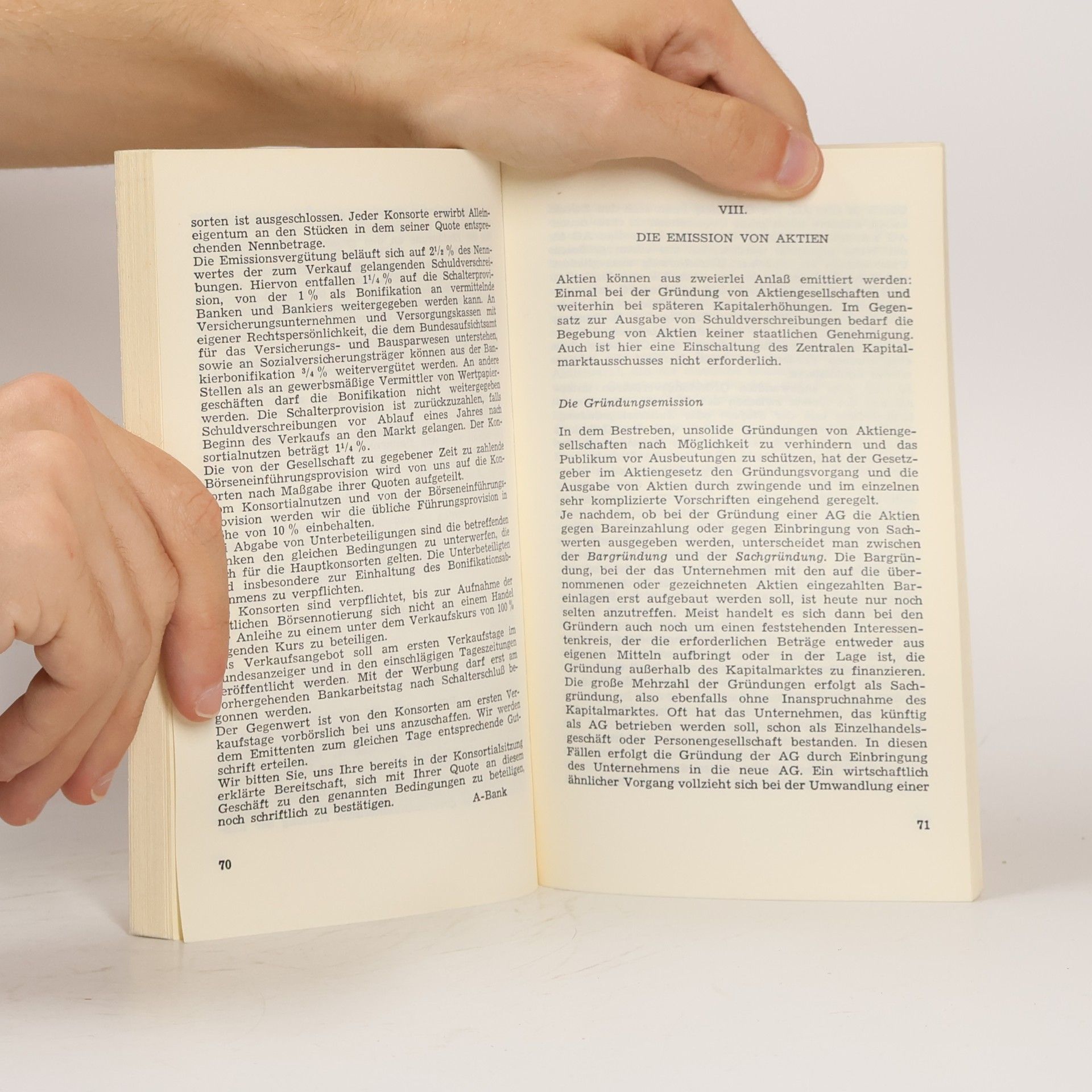 Hermann Delorme Konsortial und Emissionsgeschäft