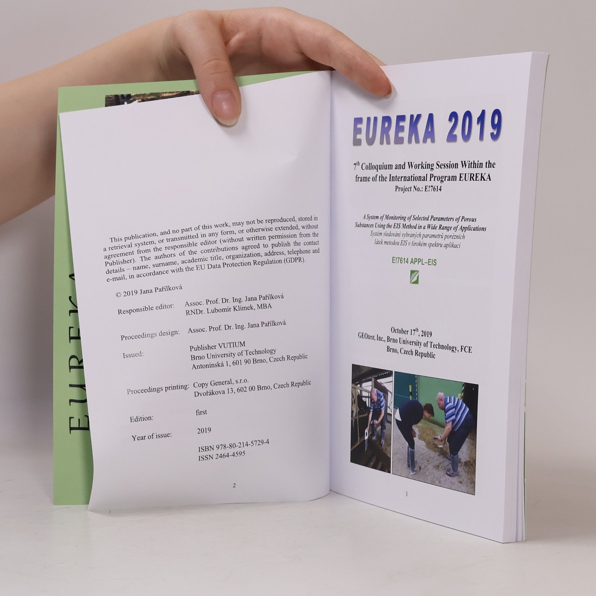 Jana Pařílková Eureka 2019