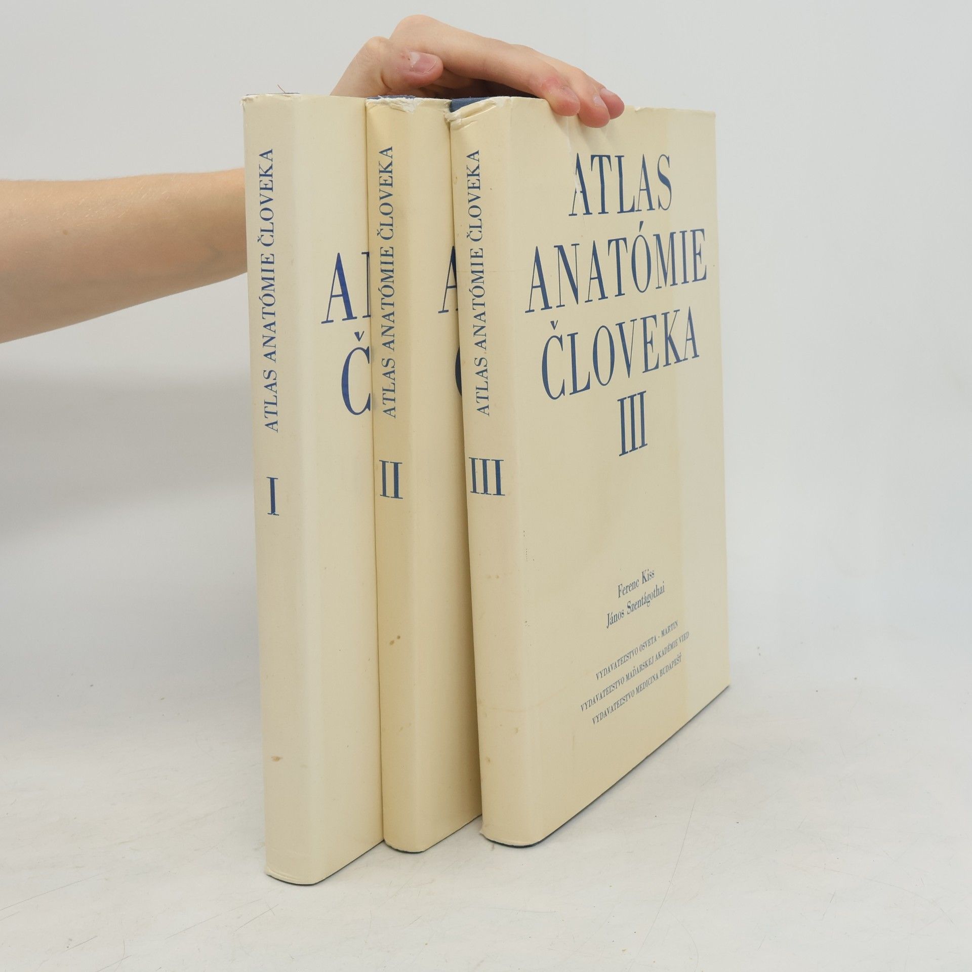János Szentágothai Atlas anatómie človeka. Zväzok I. - III.