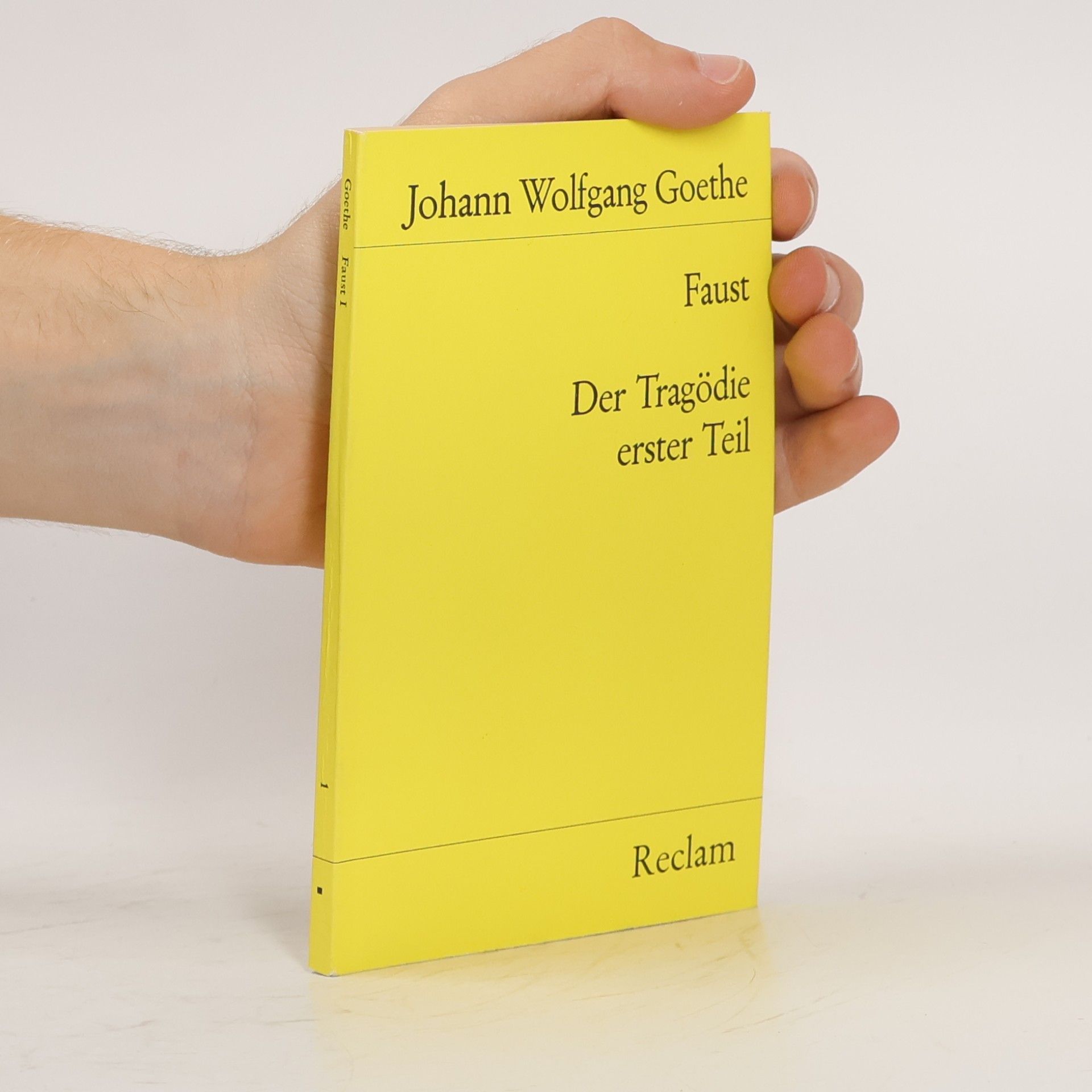 Johann Wolfgang von Goethe Faust : der Tragödie Erster teil