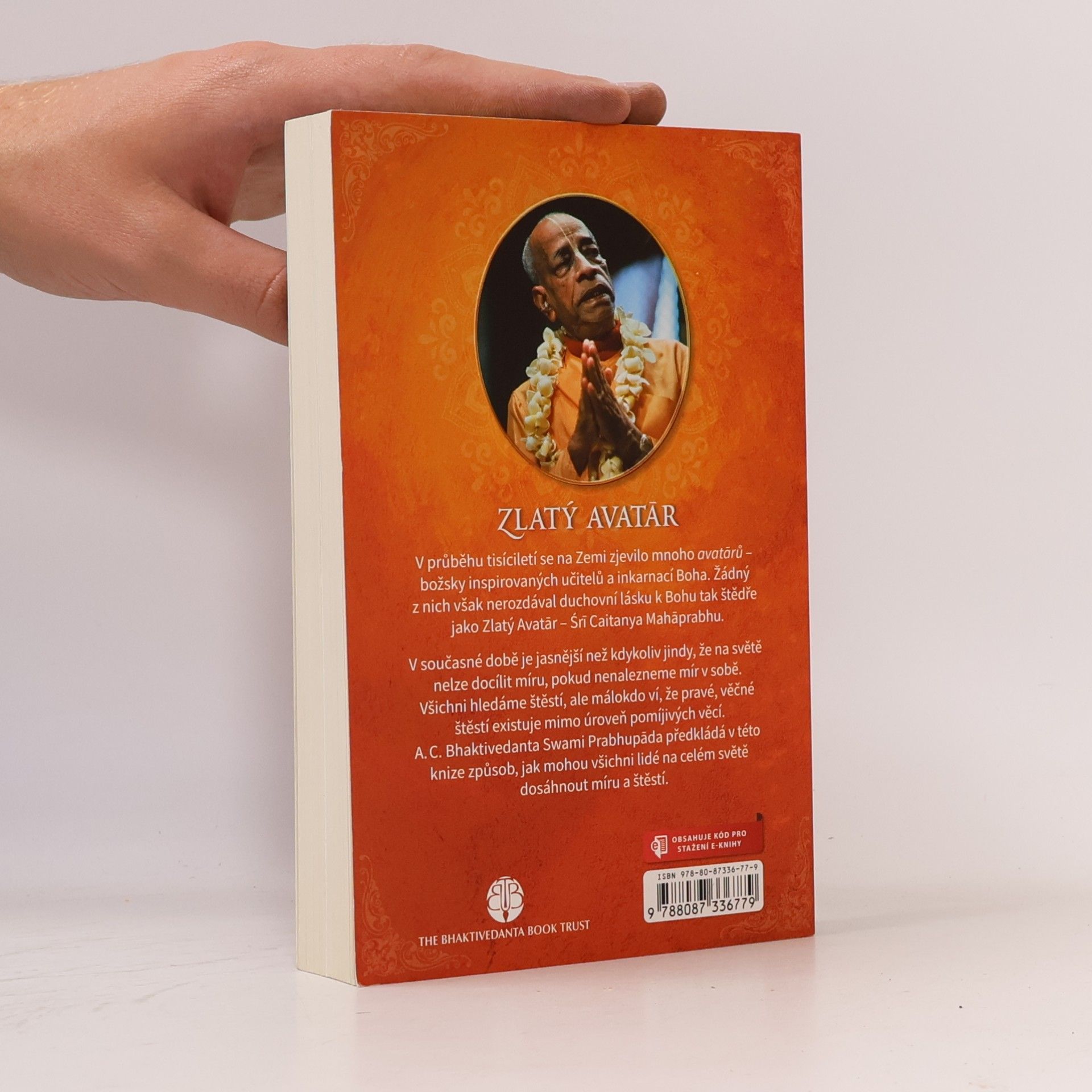 Šrí Šrímad A. Č. Bhaktivédanta Swami Prabhupáda Zlatý avatár