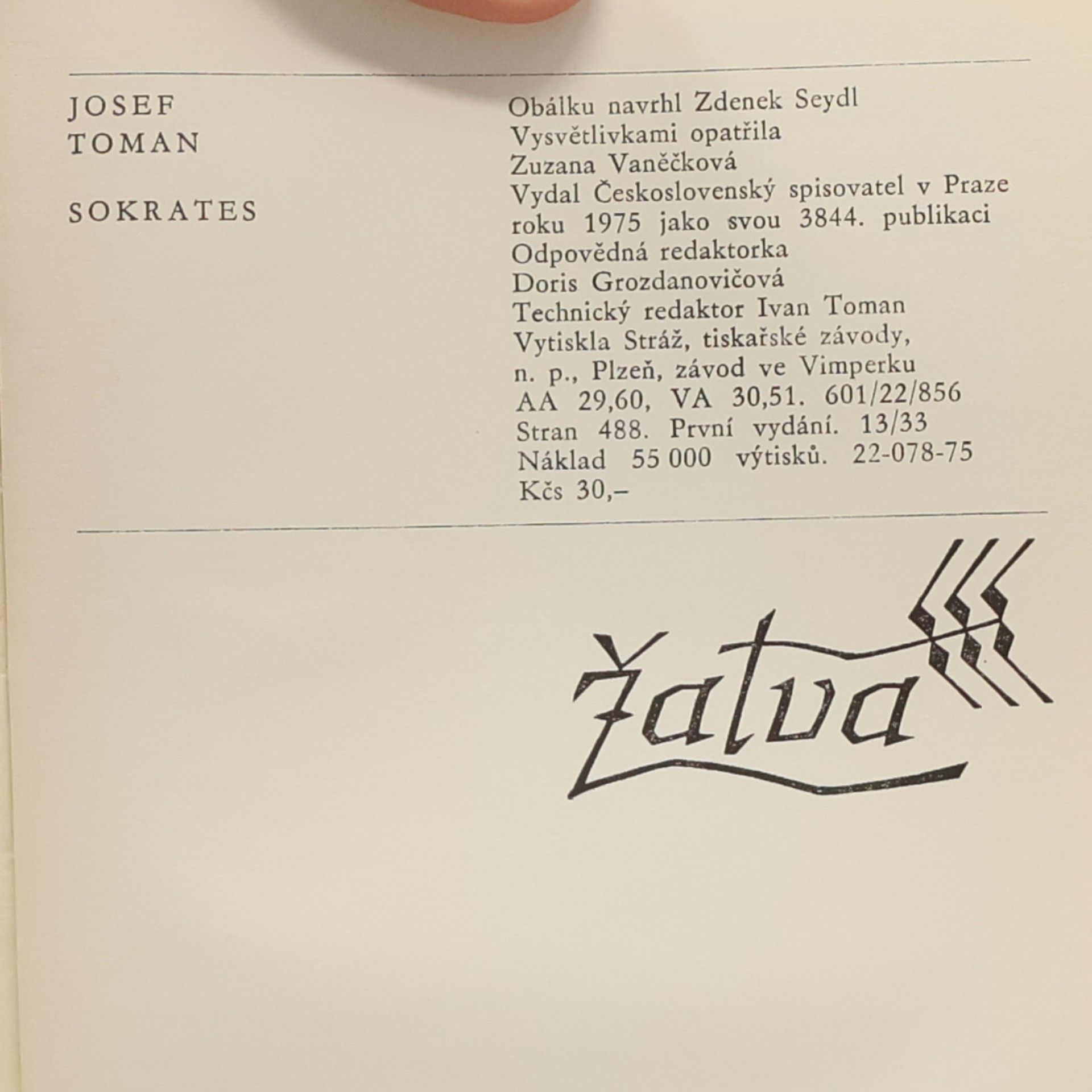 Josef Toman Sokrates