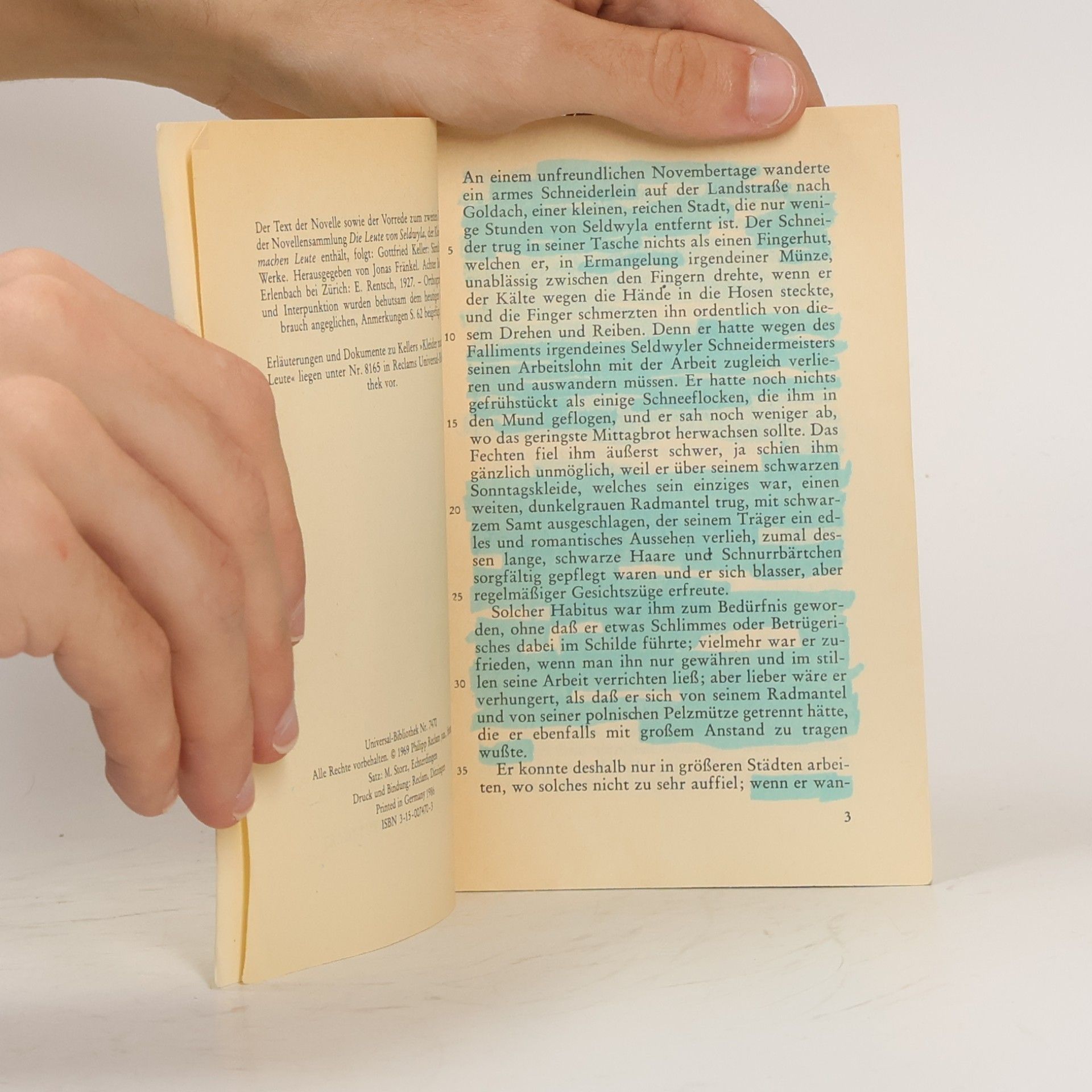 Gottfried Keller Kleider machen Leute