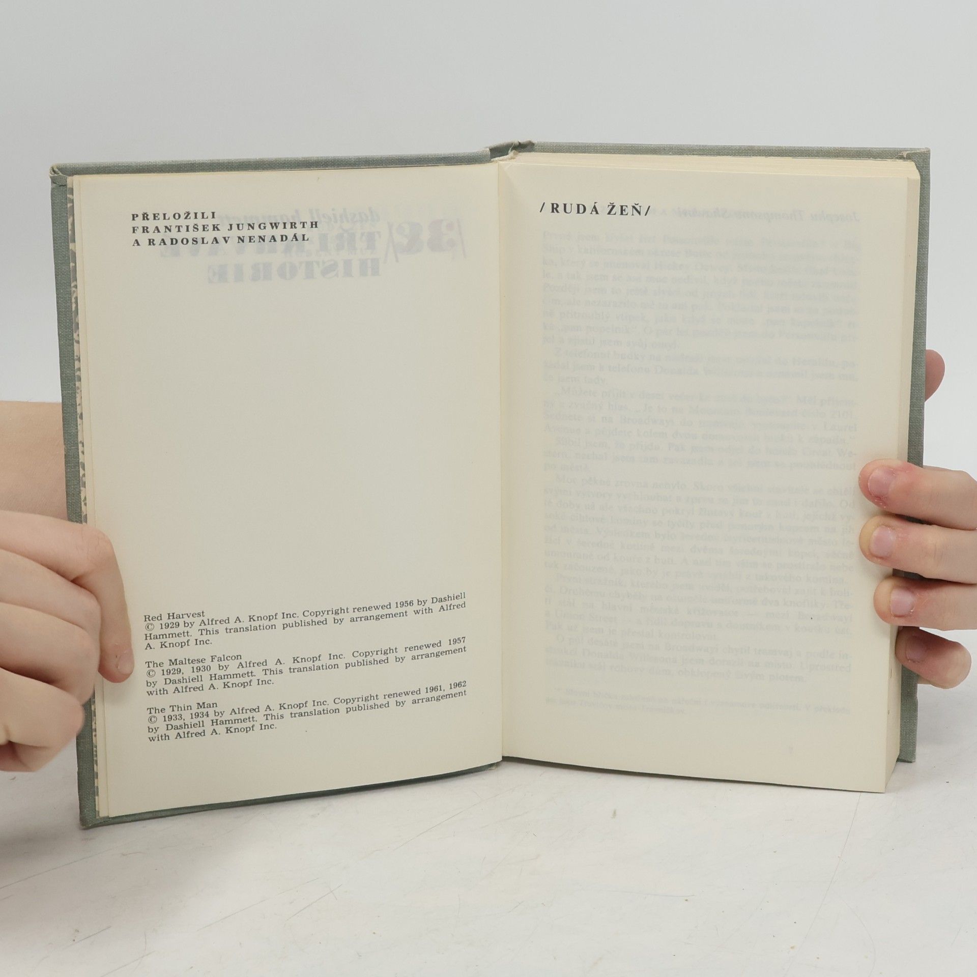 Dashiell Hammett Tři krvavé historie