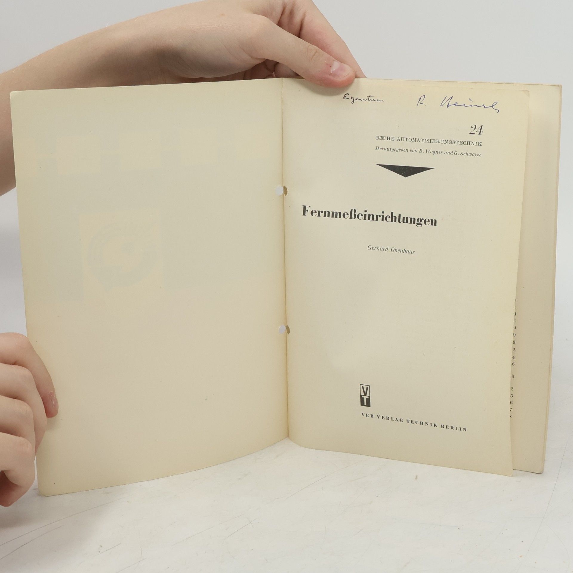 Gerhard Obenhaus Fernmeßeinrichtungen