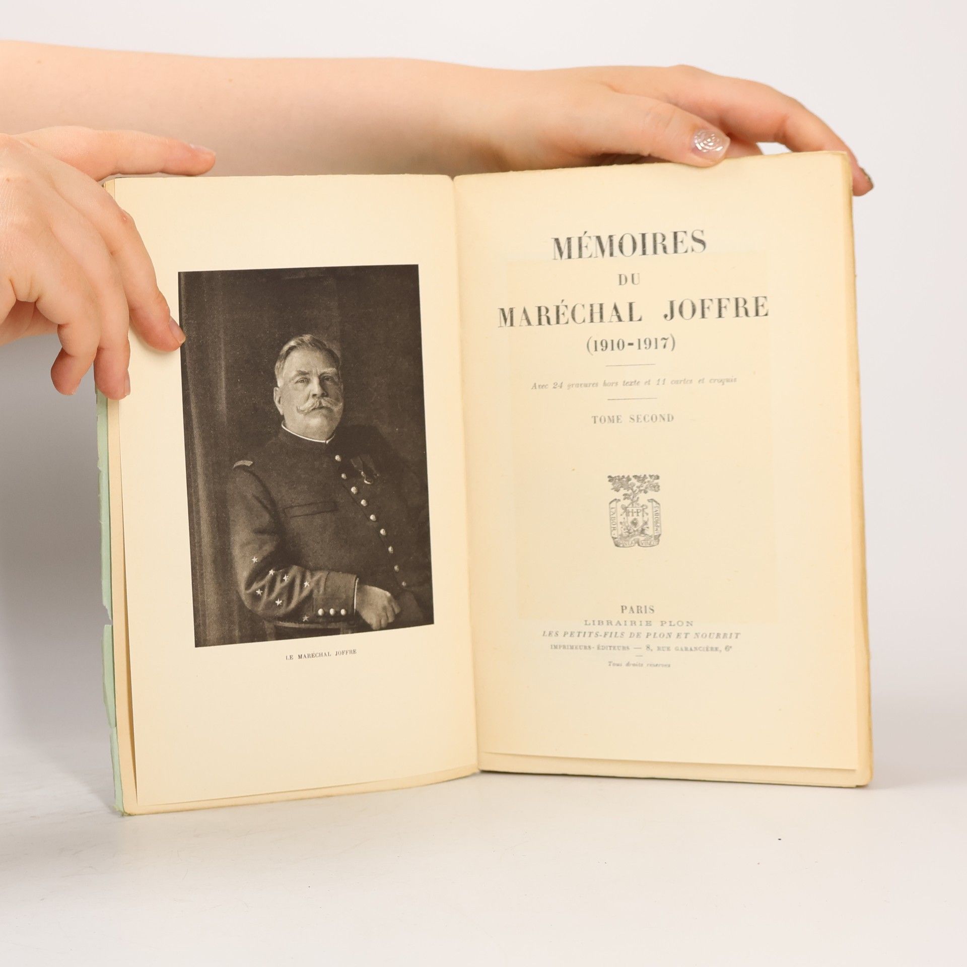 Joseph Jacques Césaire Joffre Mémoires du Maréchal Joffre 2