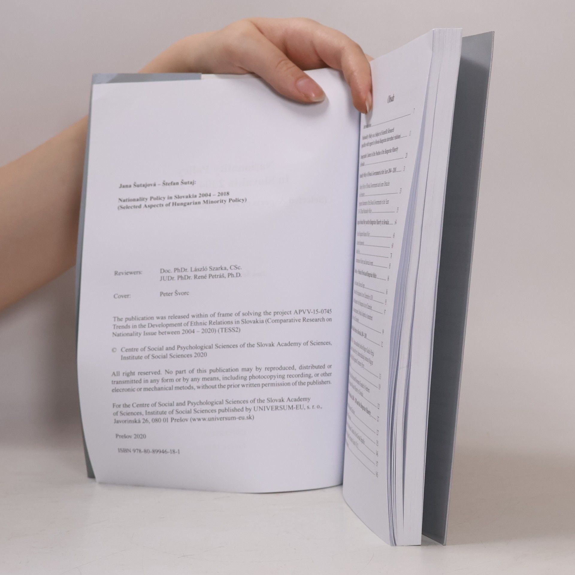 Jana Šutajová Nationality Policy in Slovakia 2004 - 2018