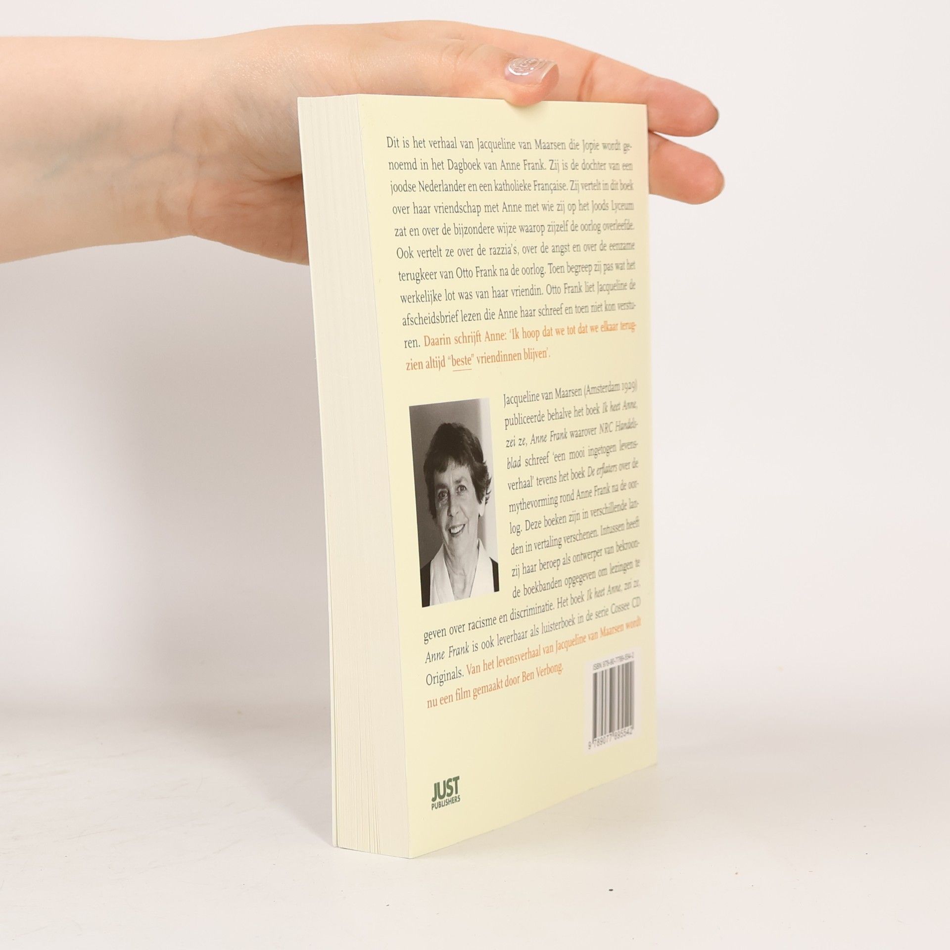 Jacqueline van Maarsen Ik heet Anne, zei ze, Anne Frank