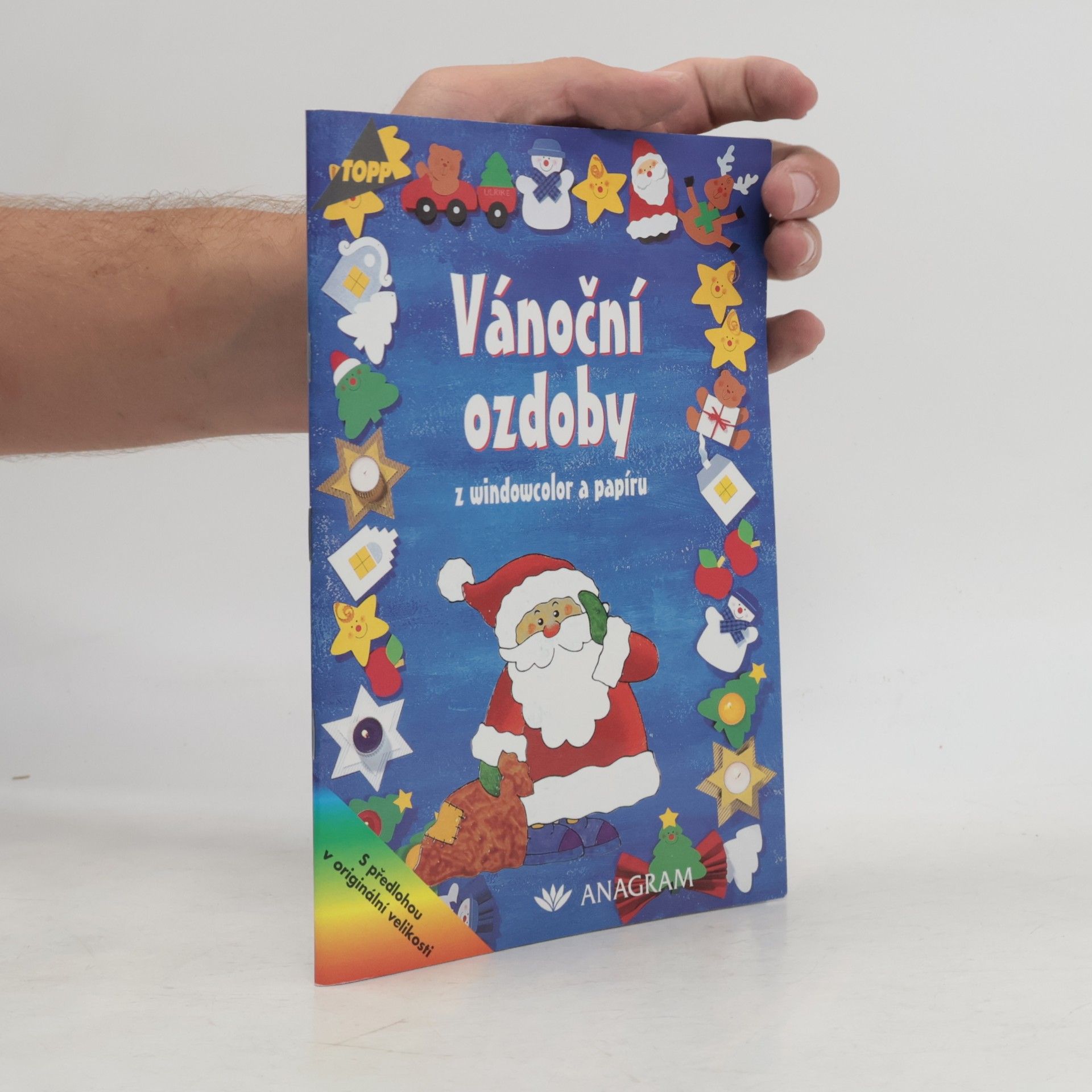 Pia Pedevilla Vánoční ozdoby z windowcolor a papíru