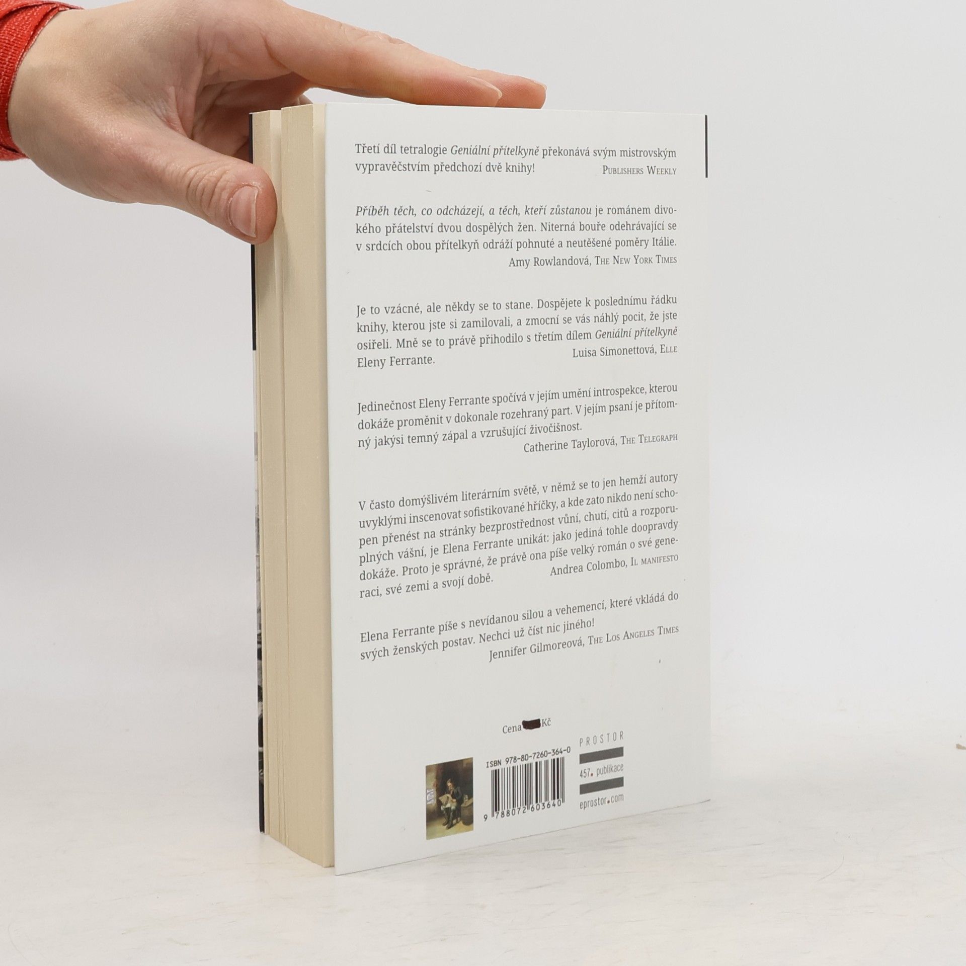 Elena Ferrante Geniální přítelkyně 3. Příběh těch, co odcházejí, a těch, kteří zůstanou
