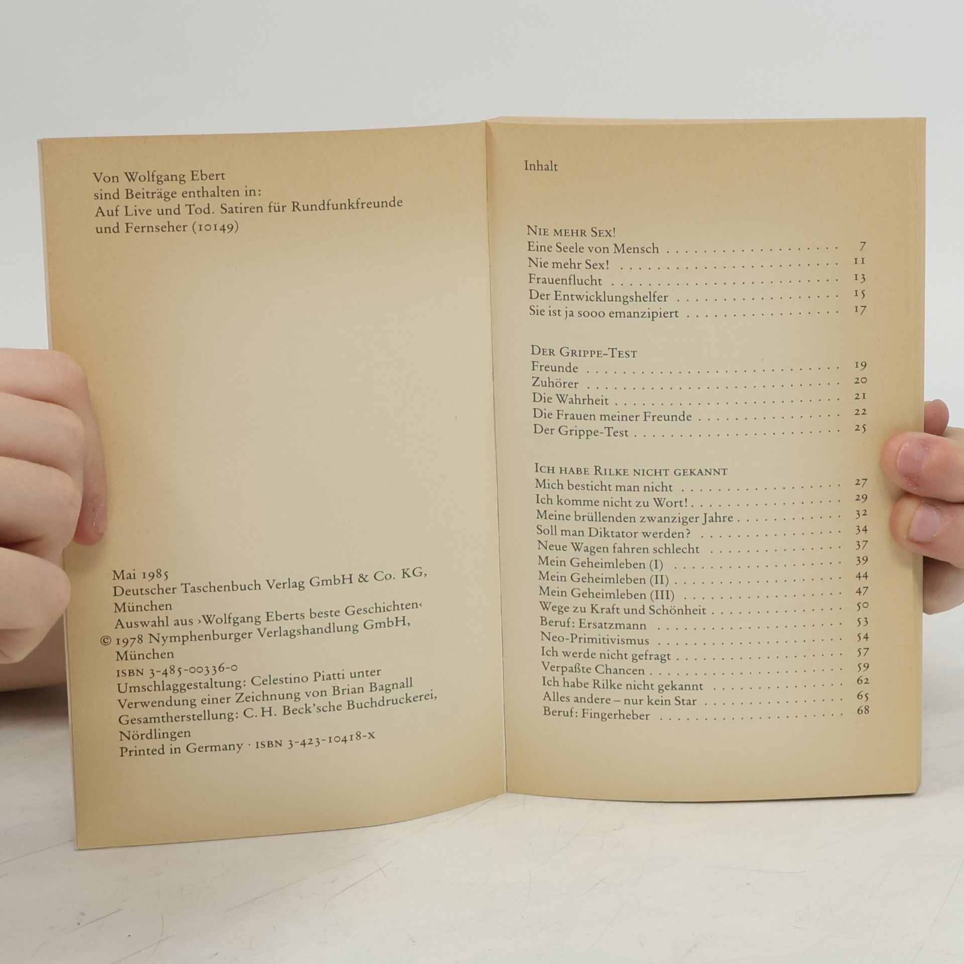 Wolfgang M. Ebert Die Kunst des Angebens. Satiren