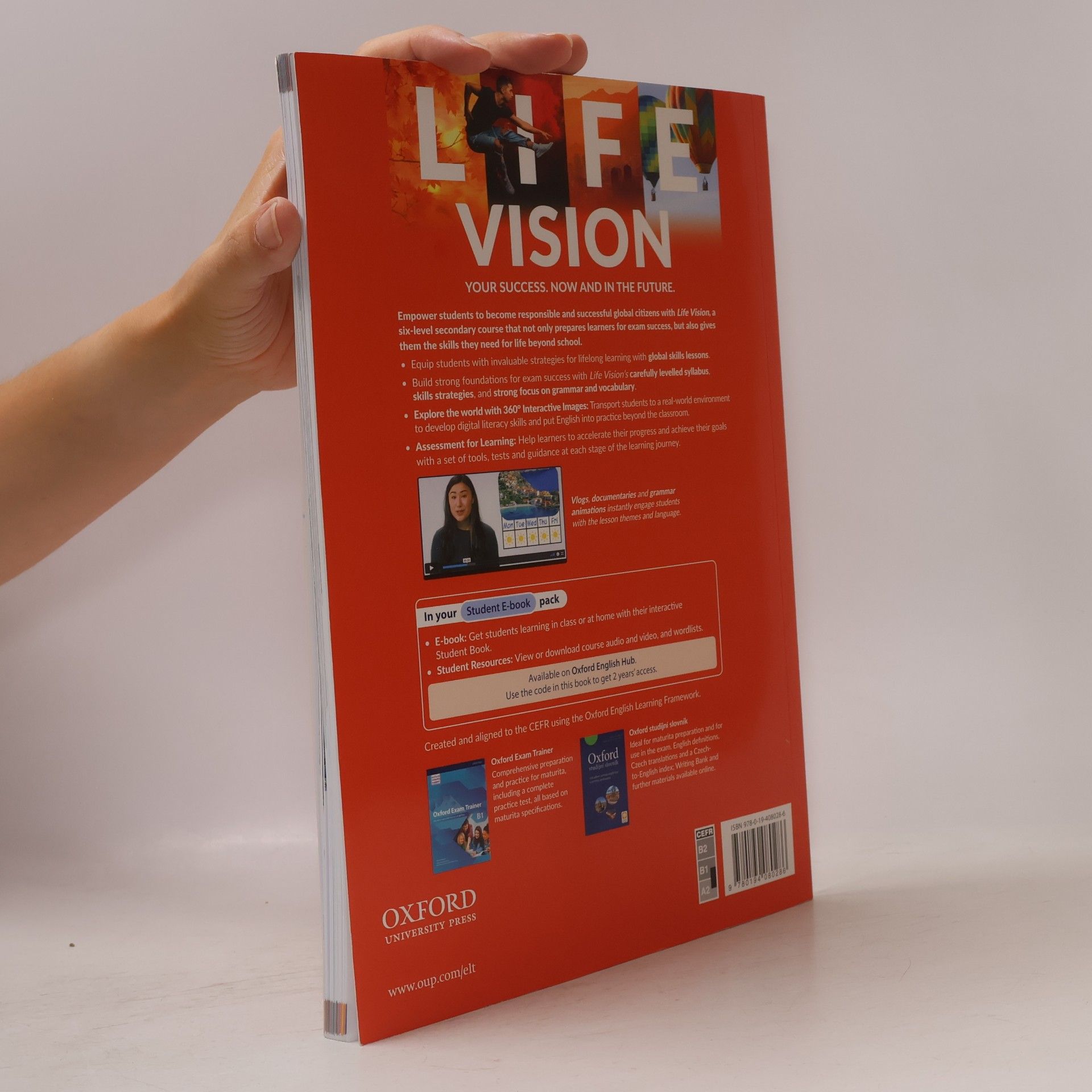 Jane Hudson Life vision A2/B. Maturita Student Book