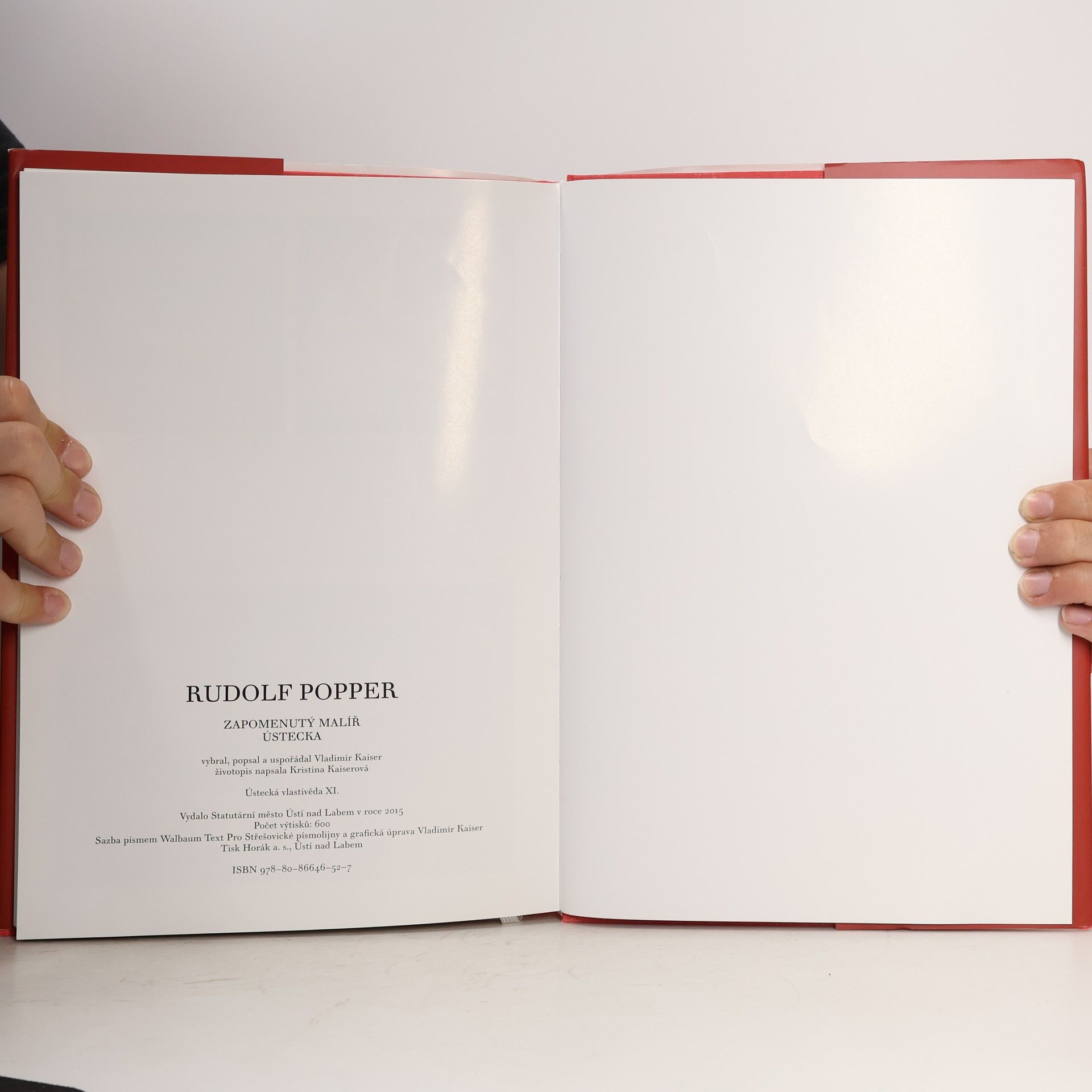 Vladimír Kaiser Rudolf Popper zapomenutý malíř Ústecka