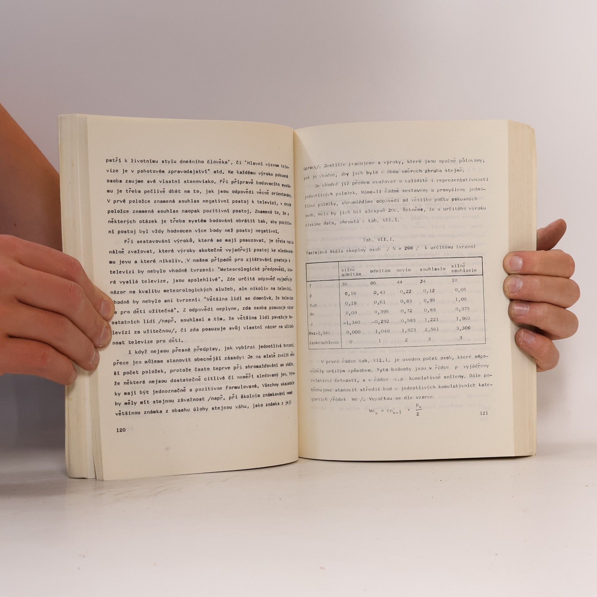Václav Břicháček Úvod do psychologického škálování