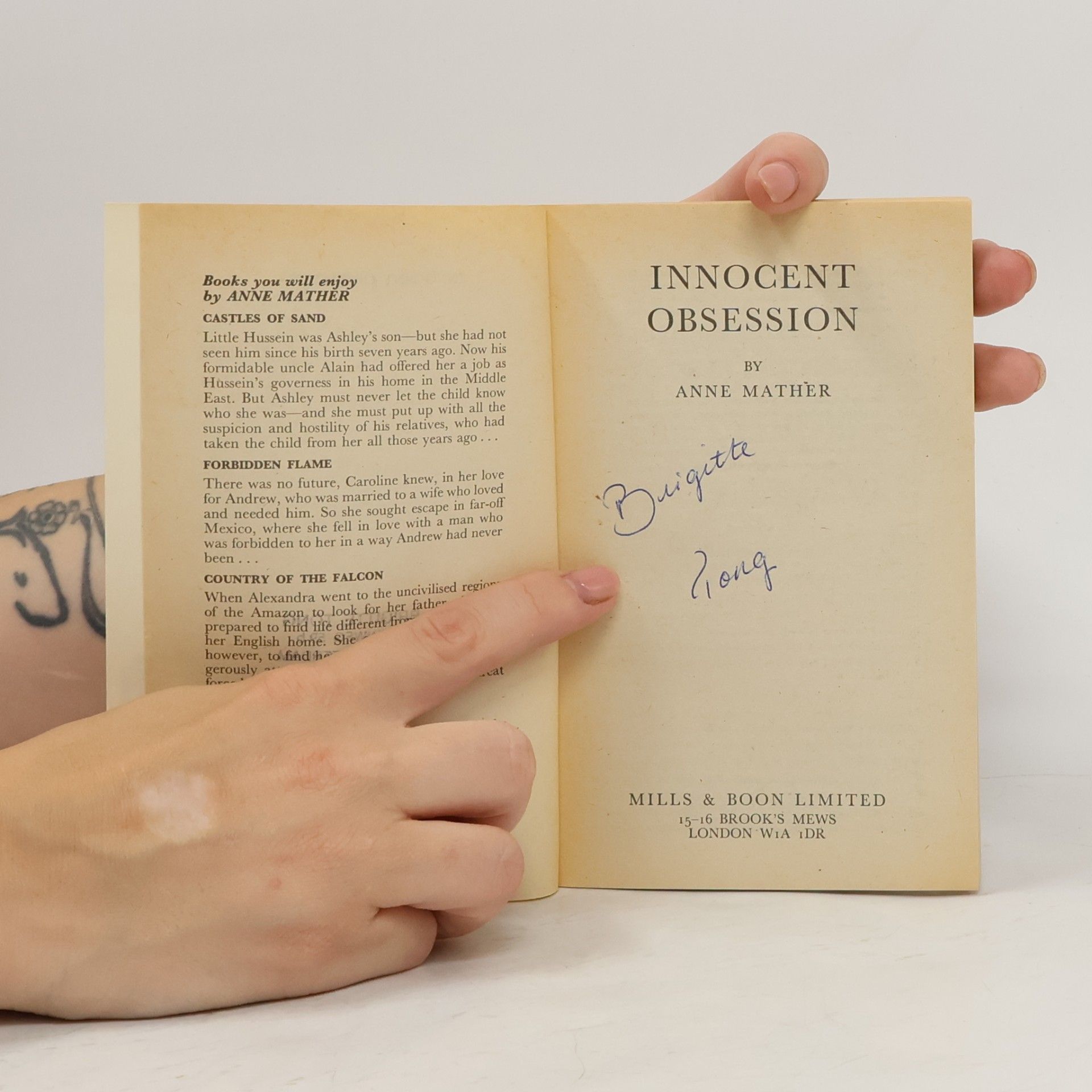 Anne Mather Innocent Obsession