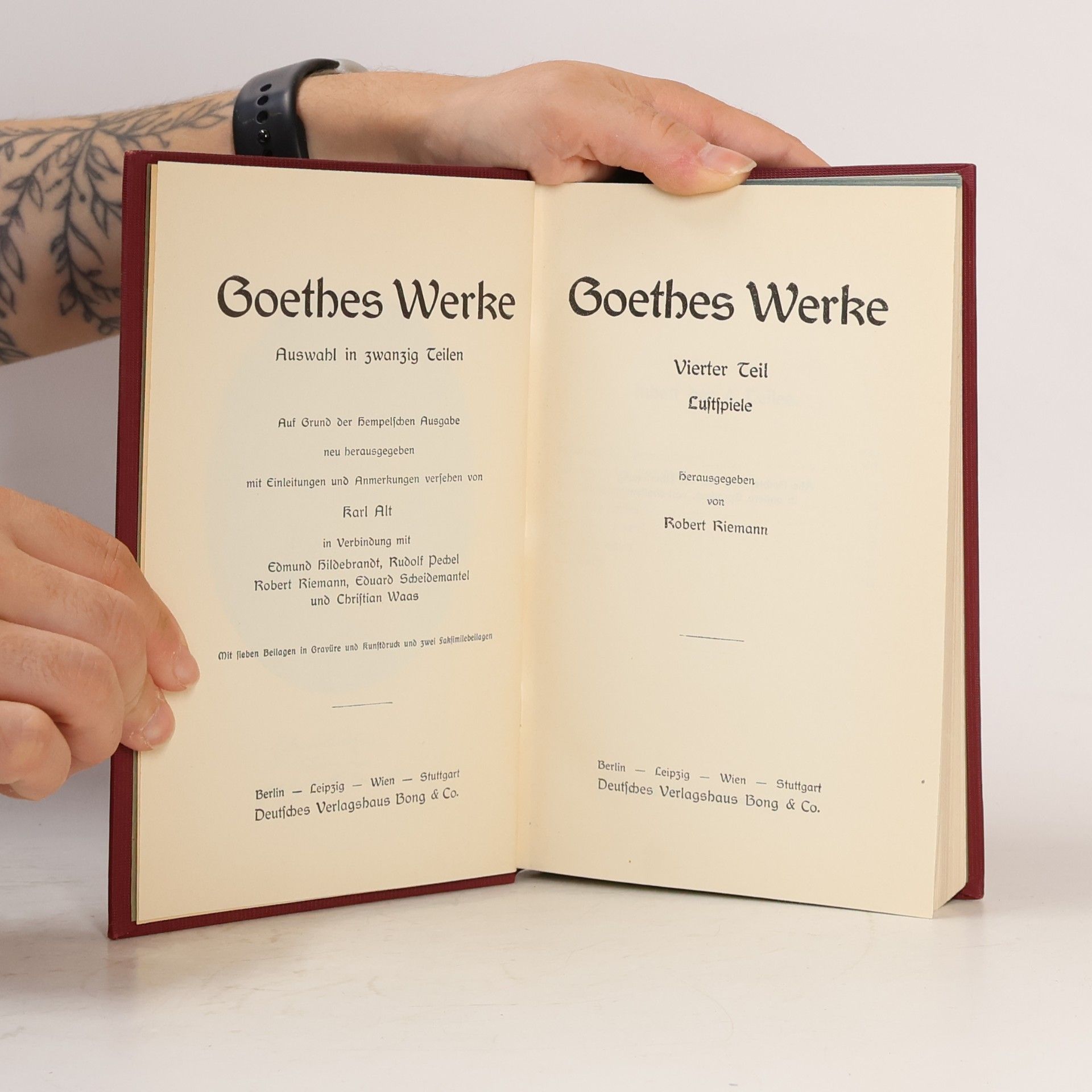 Johann Wolfgang von Goethe Goethes Werke 4-6