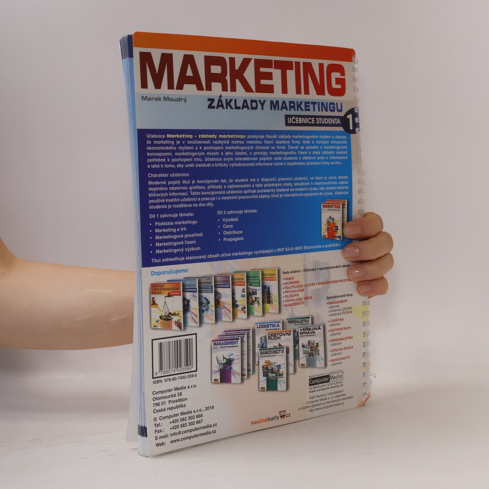 Marek Moudrý Marketing : základy marketingu. Díl 1.