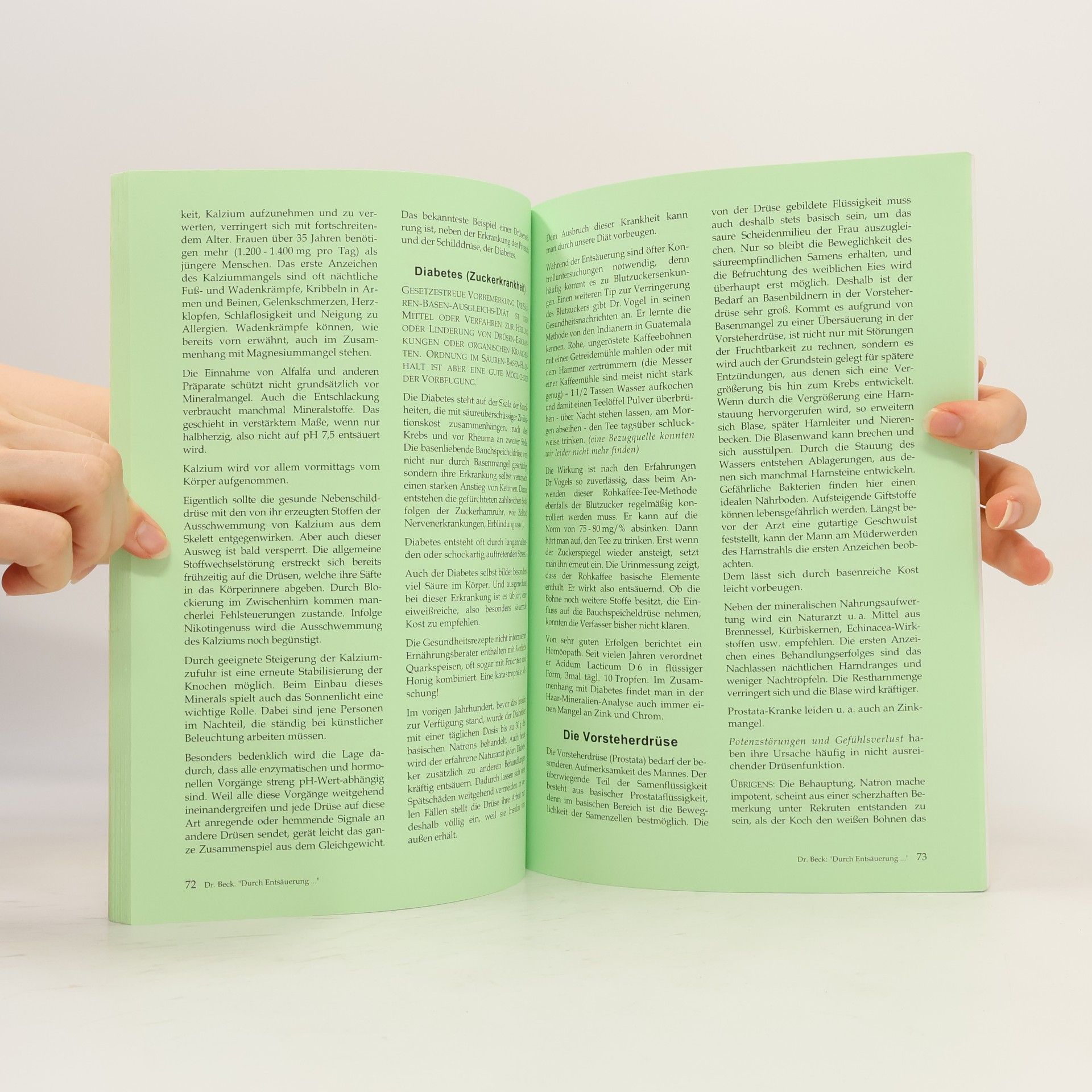 Durch Entsäuerung zu seelischer und körperlicher Gesundheit ** Gewebeverjüngung durch die Lösung alter Ablagerungen ** Lehrbuch**