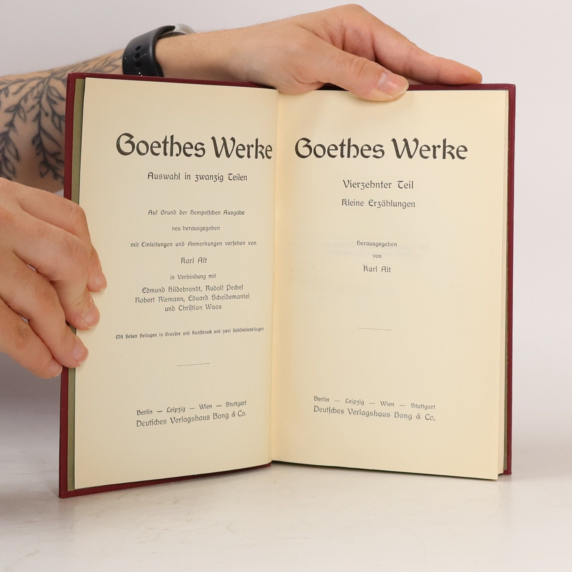 Johann Wolfgang von Goethe Goethes Werke 14. Kleine Erzählungen