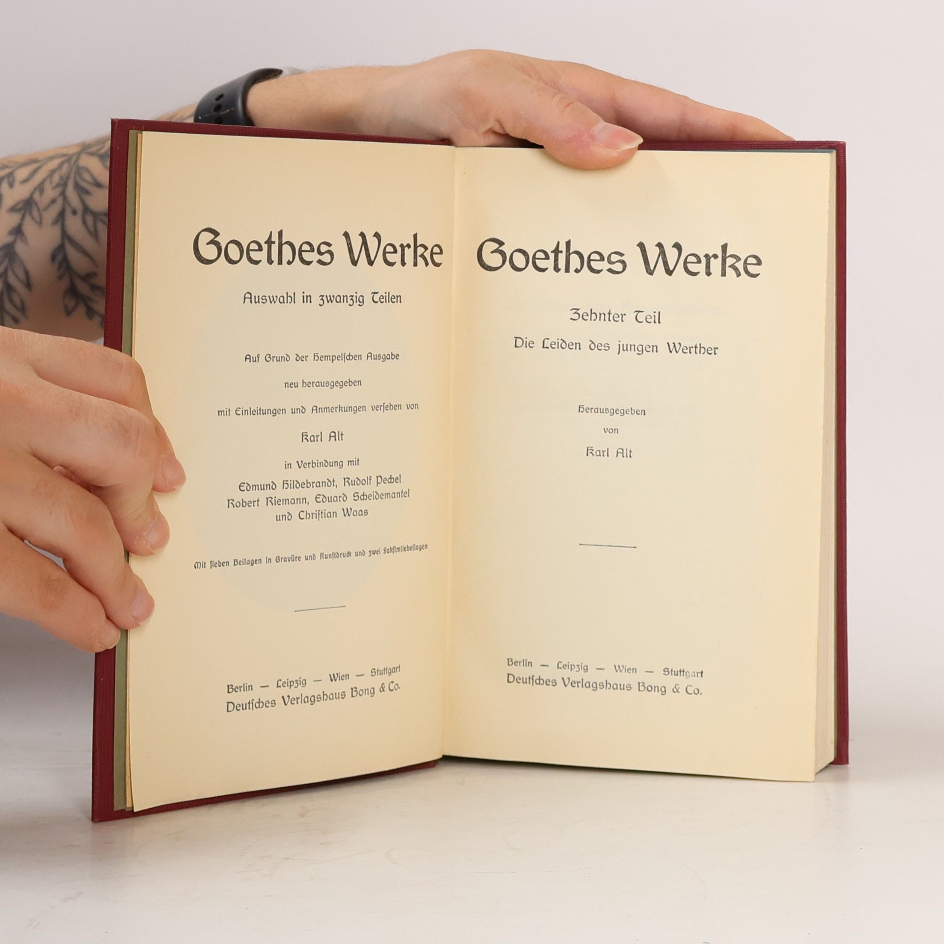 Johann Wolfgang von Goethe Goethes Werke. Zehnter Teil. Die Leiden des jungen Werther