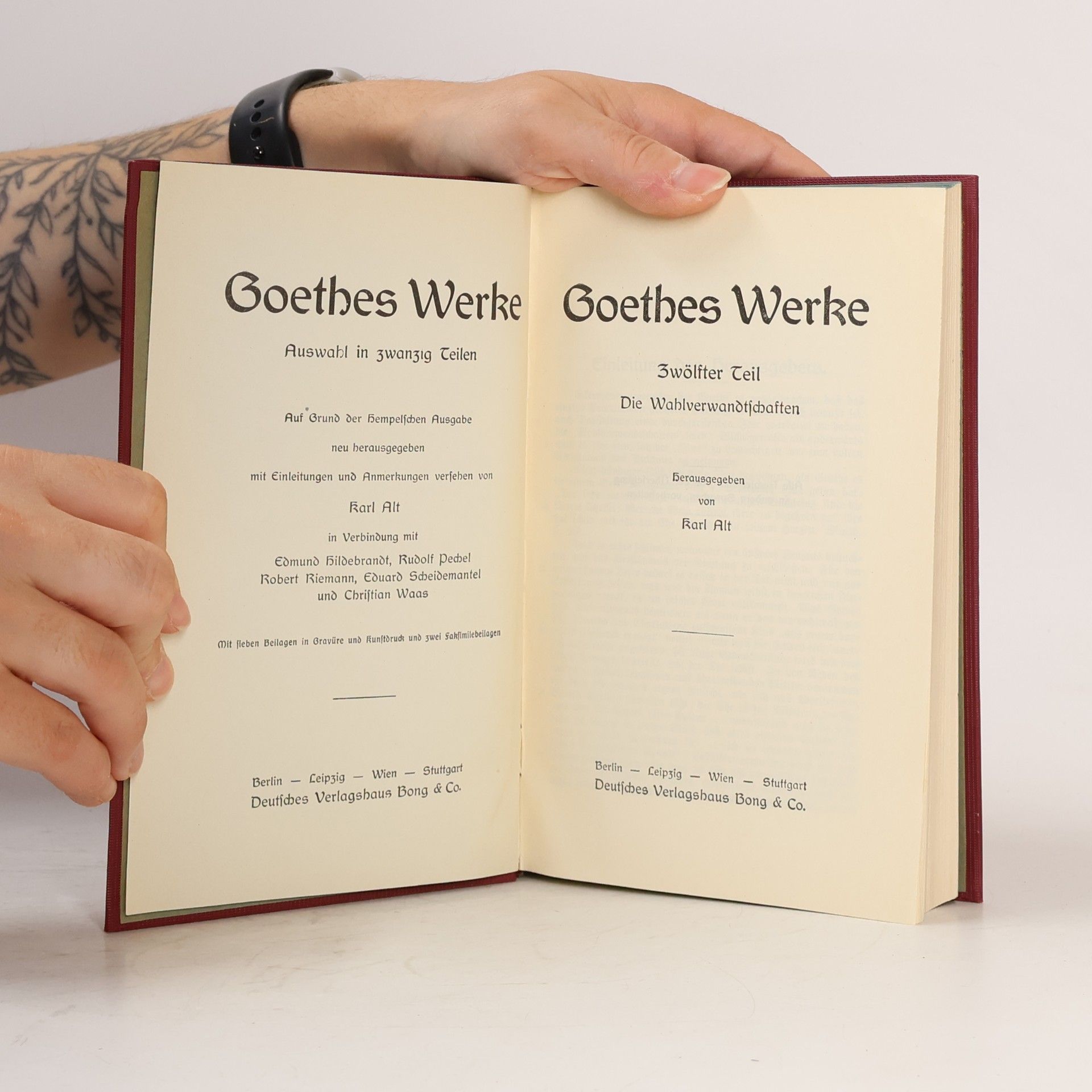 Johann Wolfgang von Goethe Goethes Werke. Zwölfter Teil. Die Wahlverwandtschaften