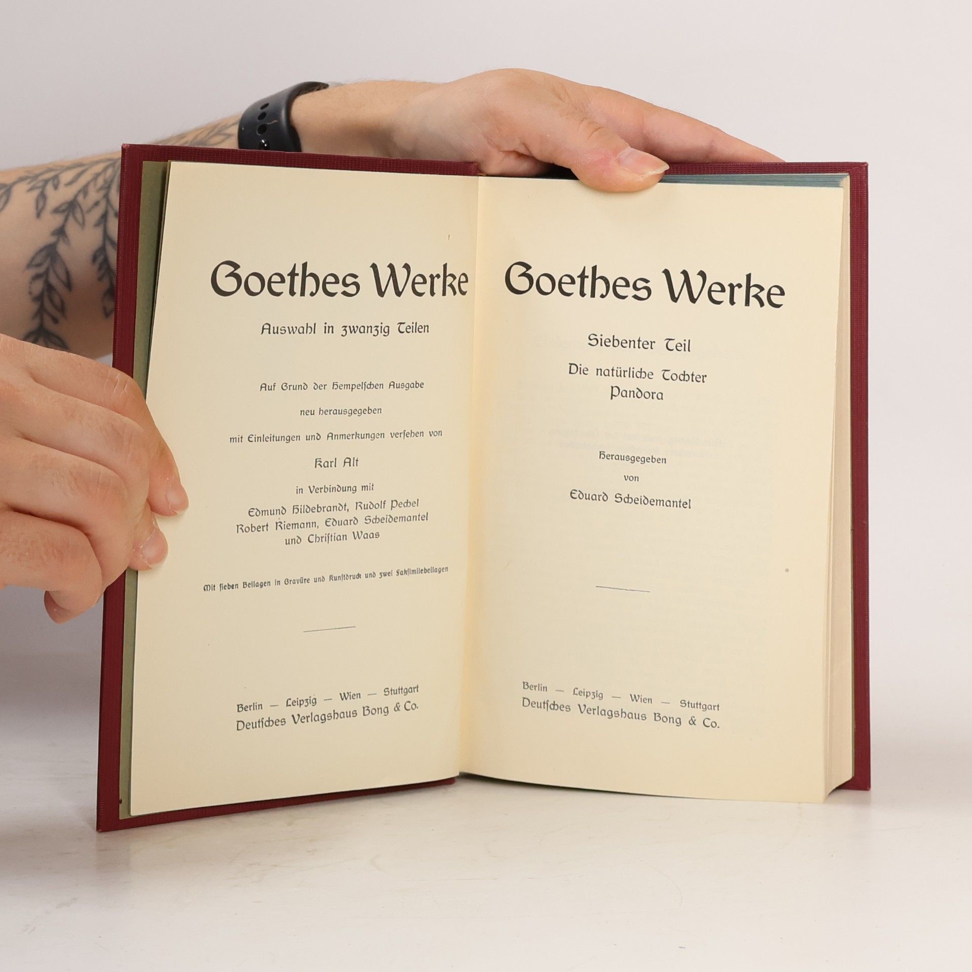 Johann Wolfgang von Goethe Goethes Werke. Siebenter Teil