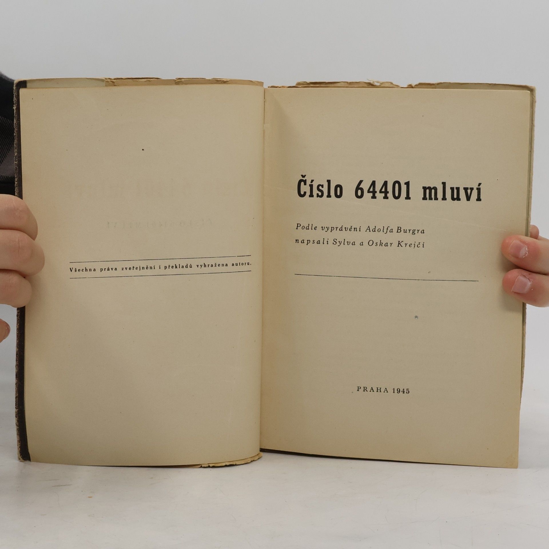 Sylva Krejčová Číslo 64401 mluví