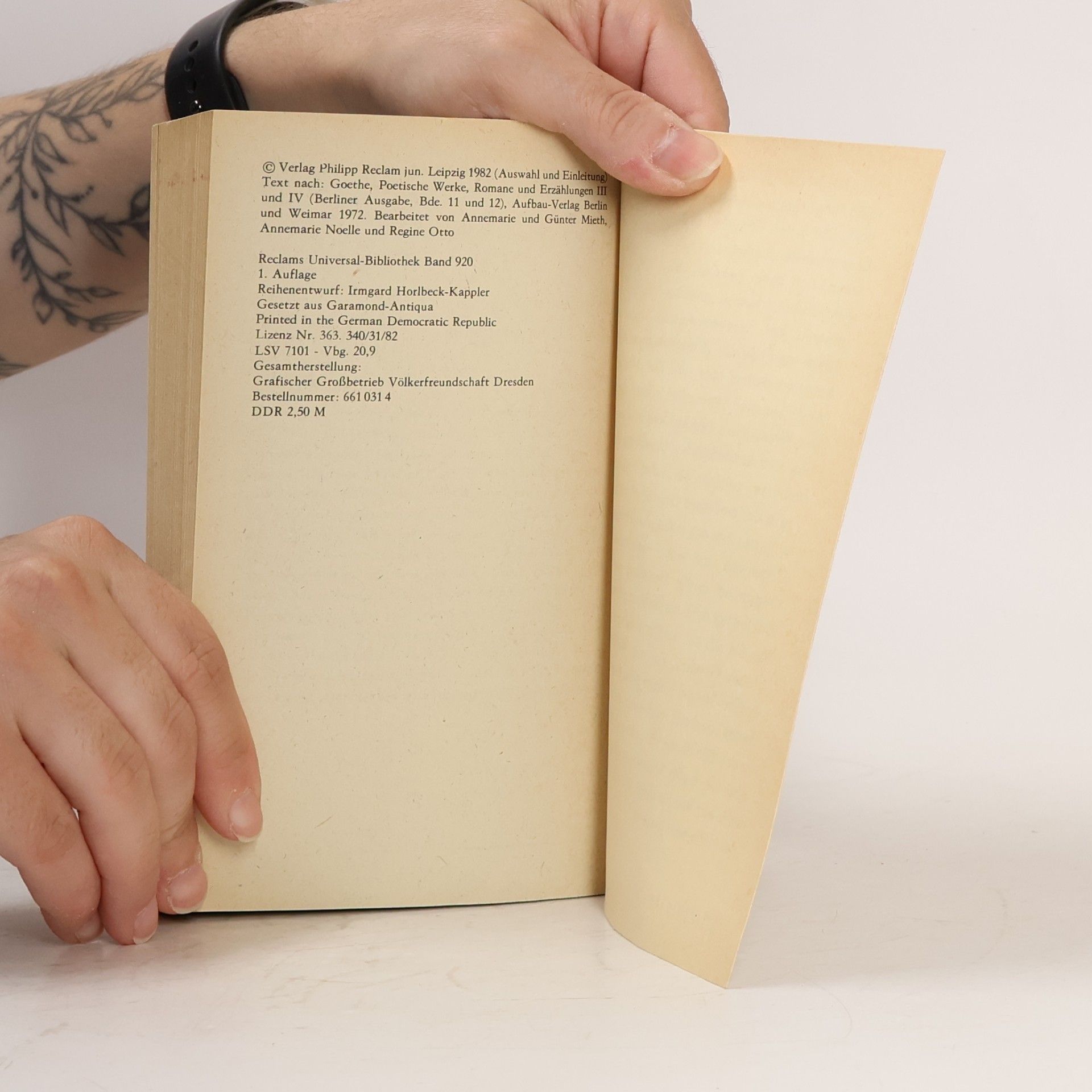 Johann Wolfgang von Goethe Novellen