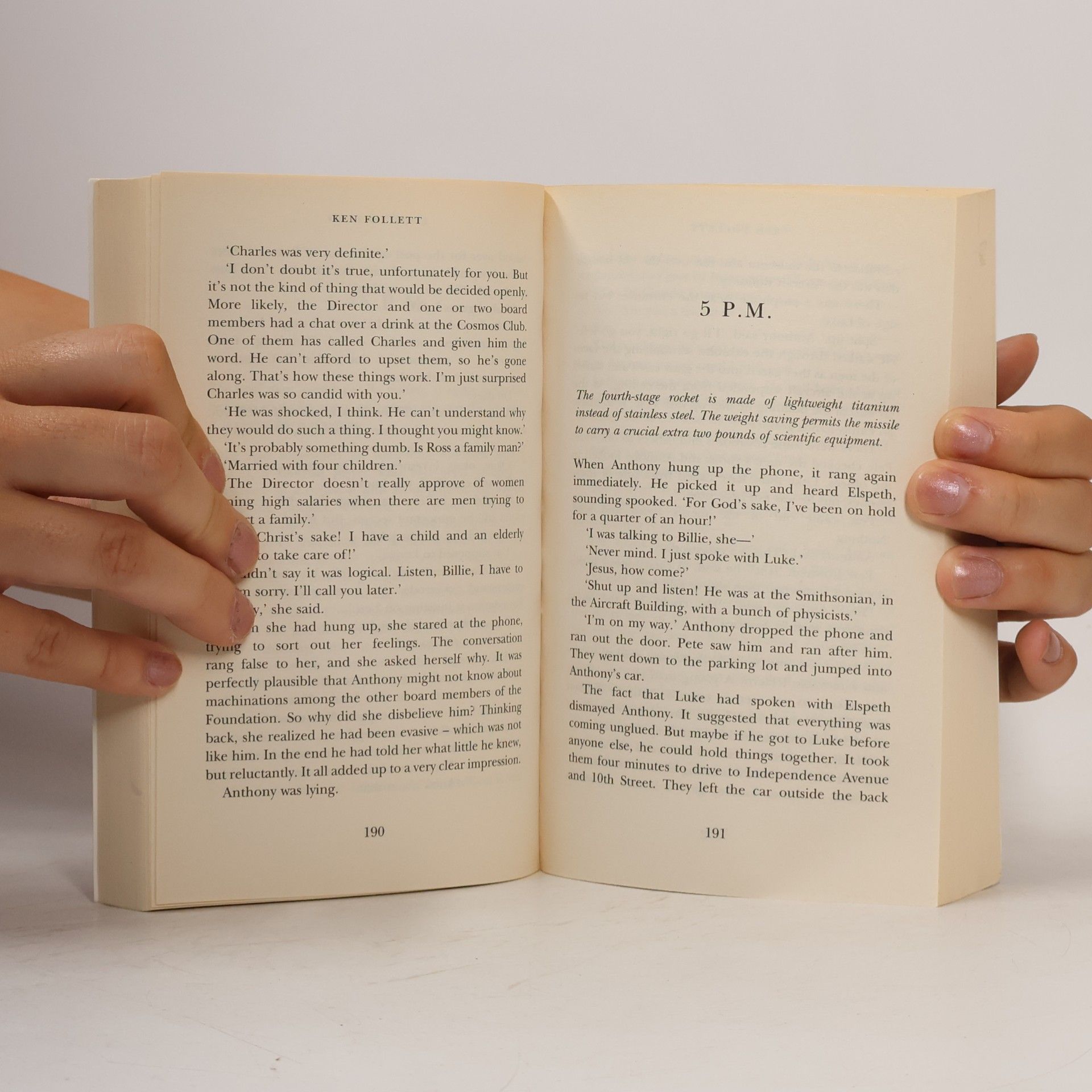 Ken Follett Code to zero