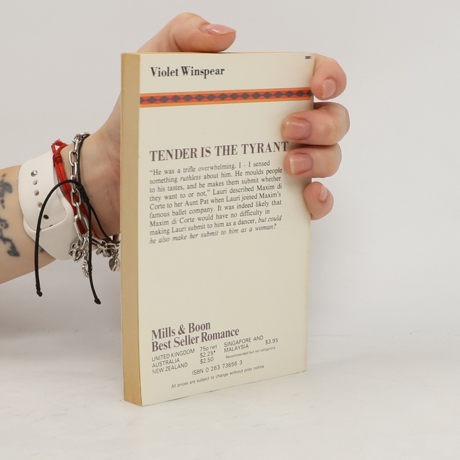 Violet Winspear Bestseller Romance: Tender Is the Tyrant