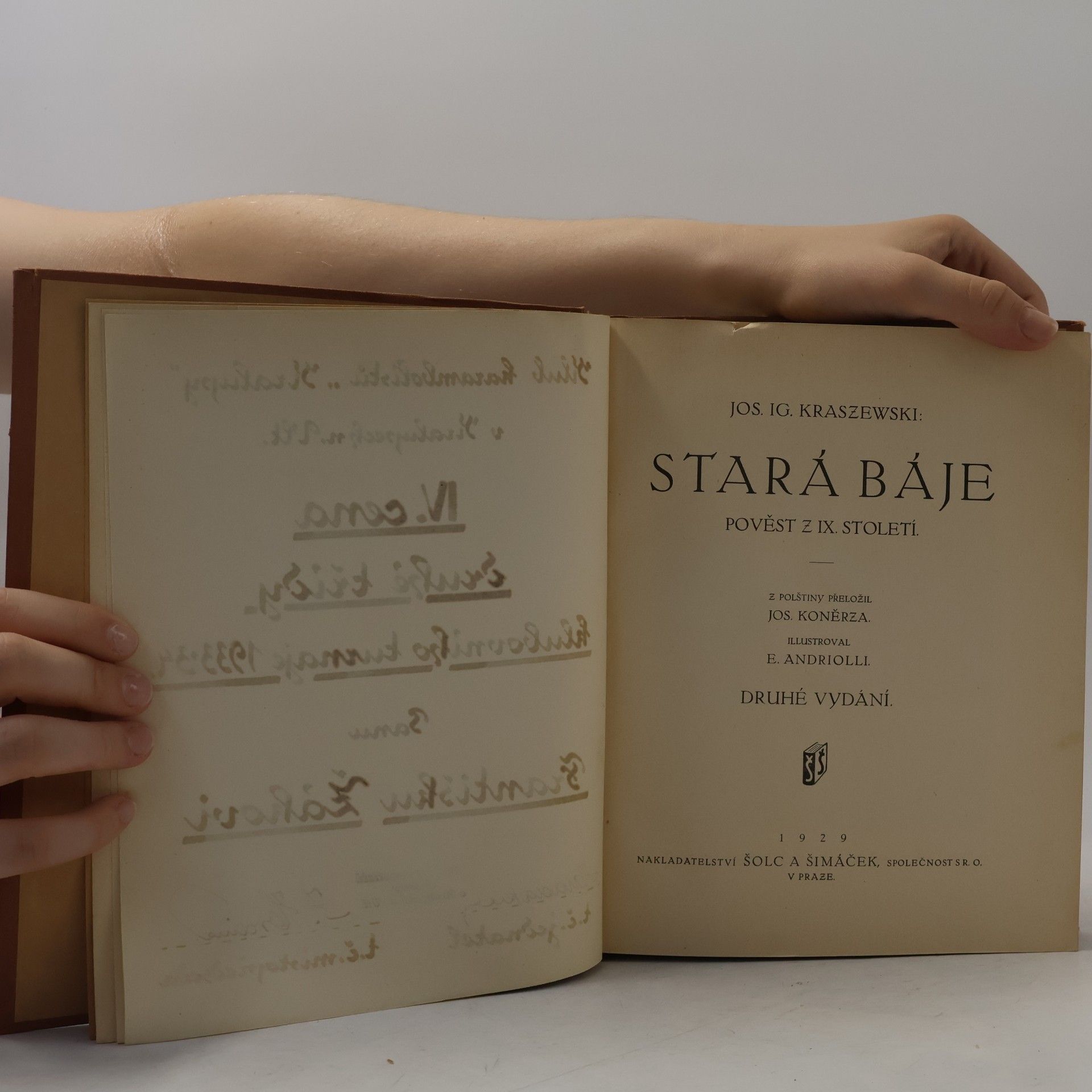Józef Ignacy Kraszewski Stará báje. Pověst z IX. století.