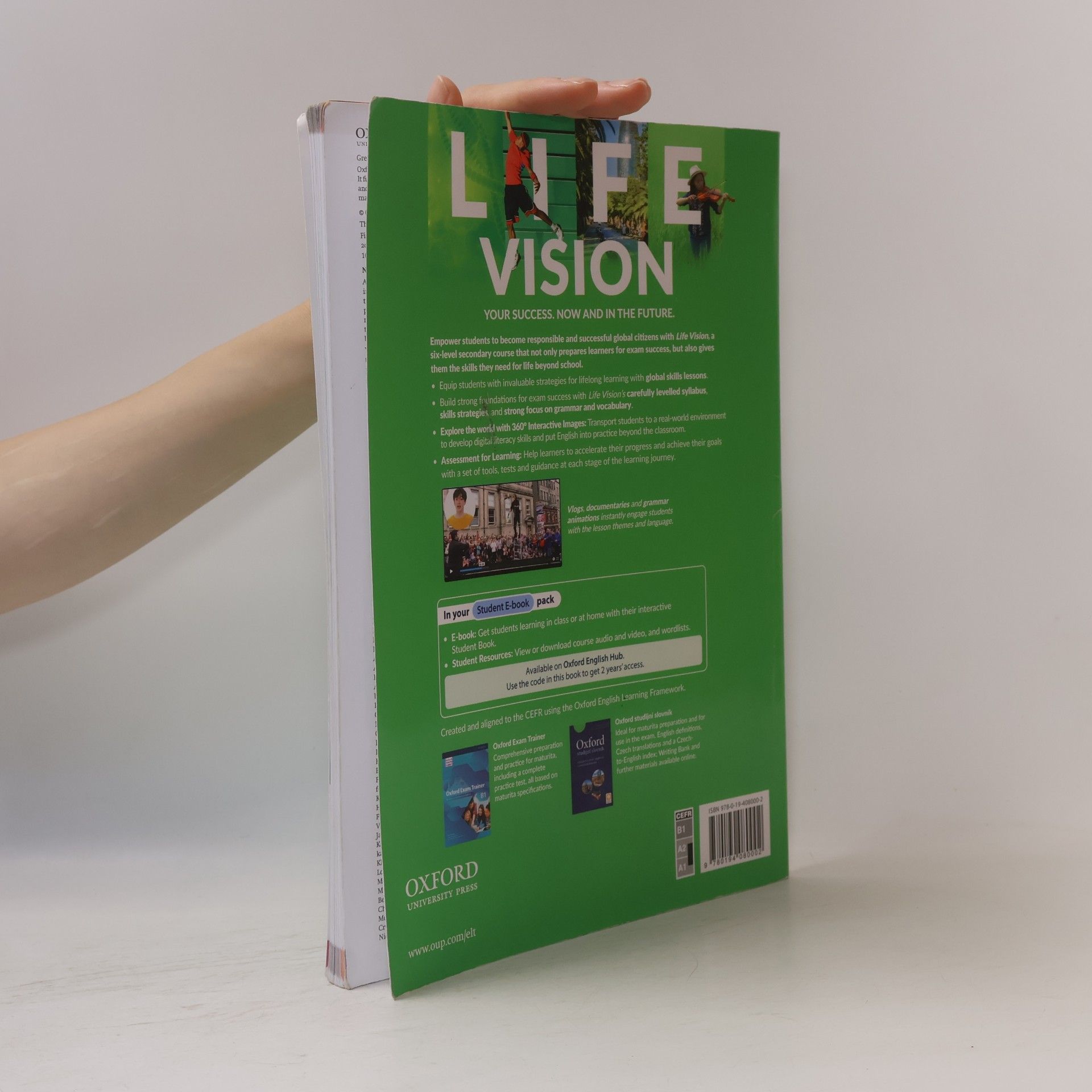 Carla Leonard Life Vision : Maturita Student Book A1/A2