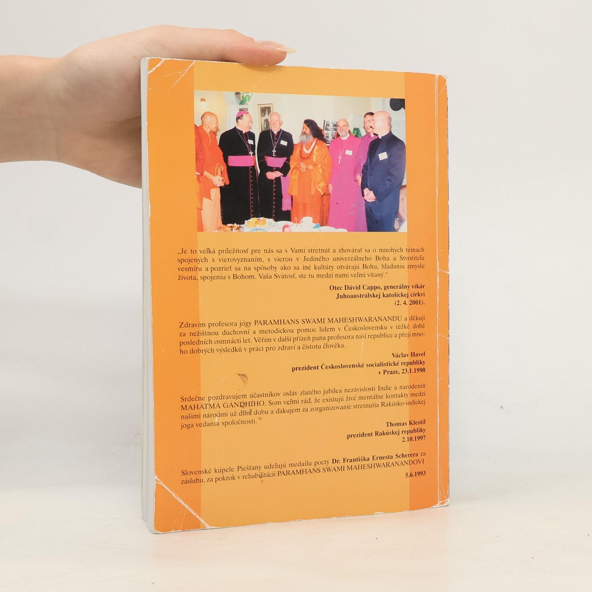 Swami Maheshwarananda India plná farieb
