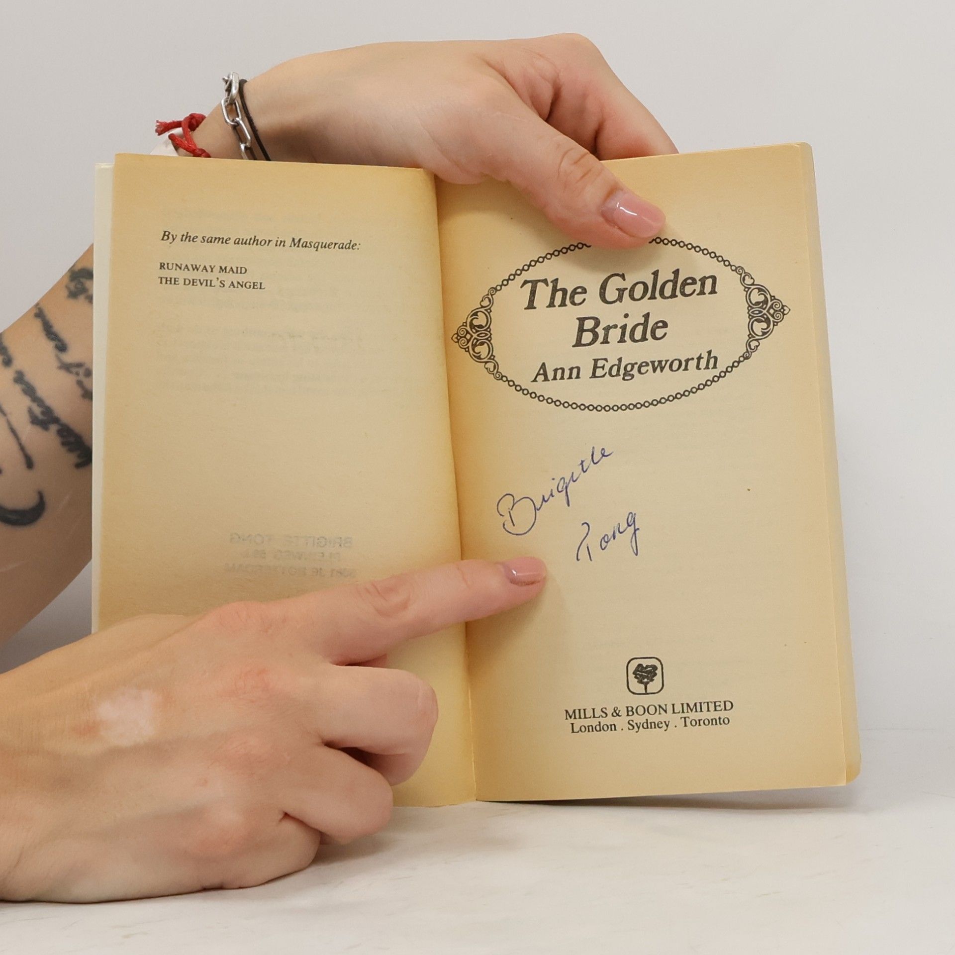 Ann Edgeworth Masquerade Historical Romances: The Golden Bride