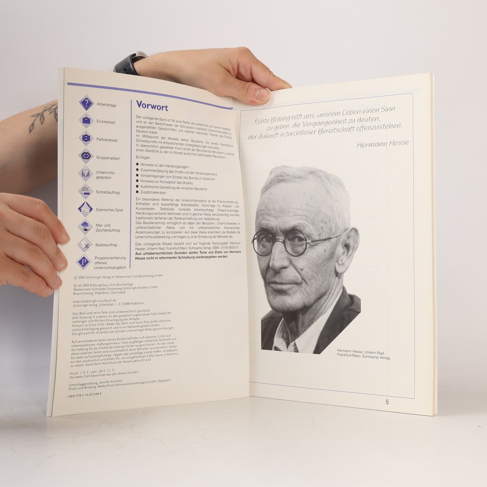 Hermann Hesse Unterm Rad - Unterrichtsmodell