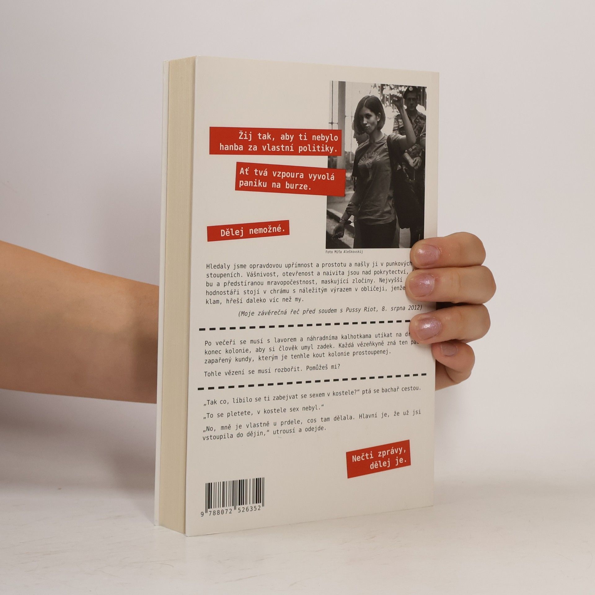 Nadežda Andrejevna Tolokonnikova Jak udělat revoluci