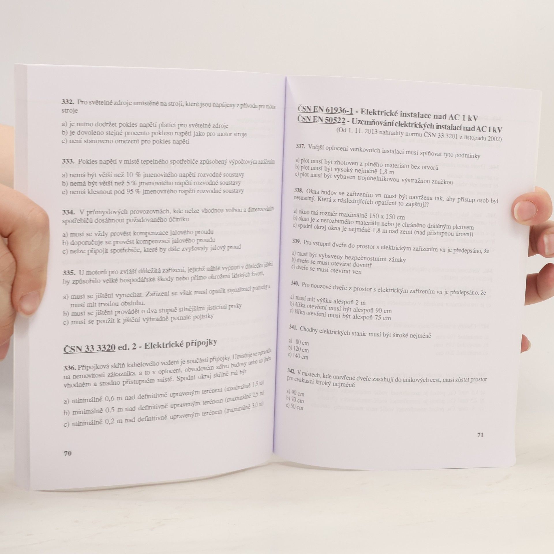 Autorenkollektiv Zkušební testy podle vyhlášky č. 50/1978 Sb. o odborné způsobilosti v elektrotechnice