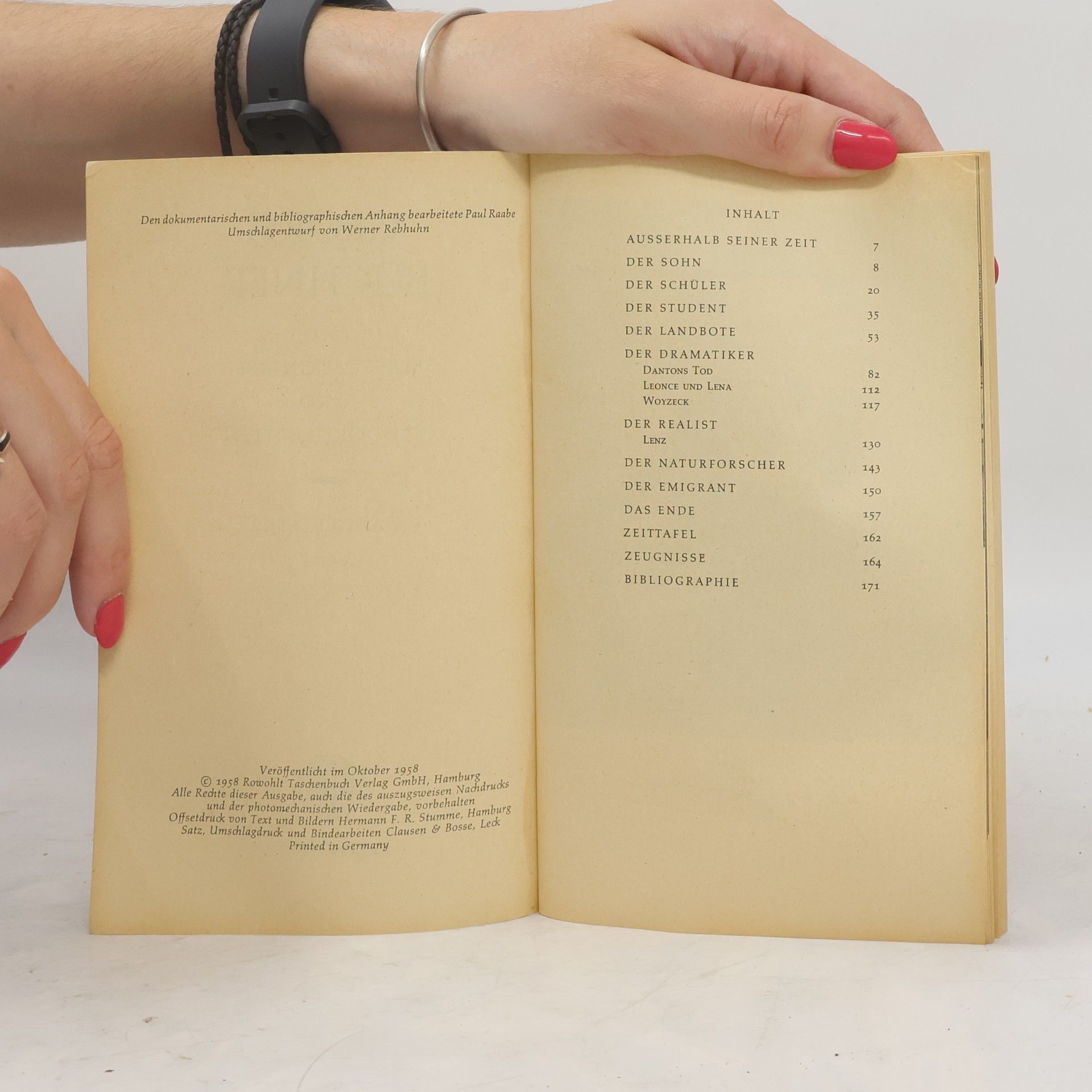Autorenkollektiv Büchner in Selbstzeugnissen und Bilddokumenten