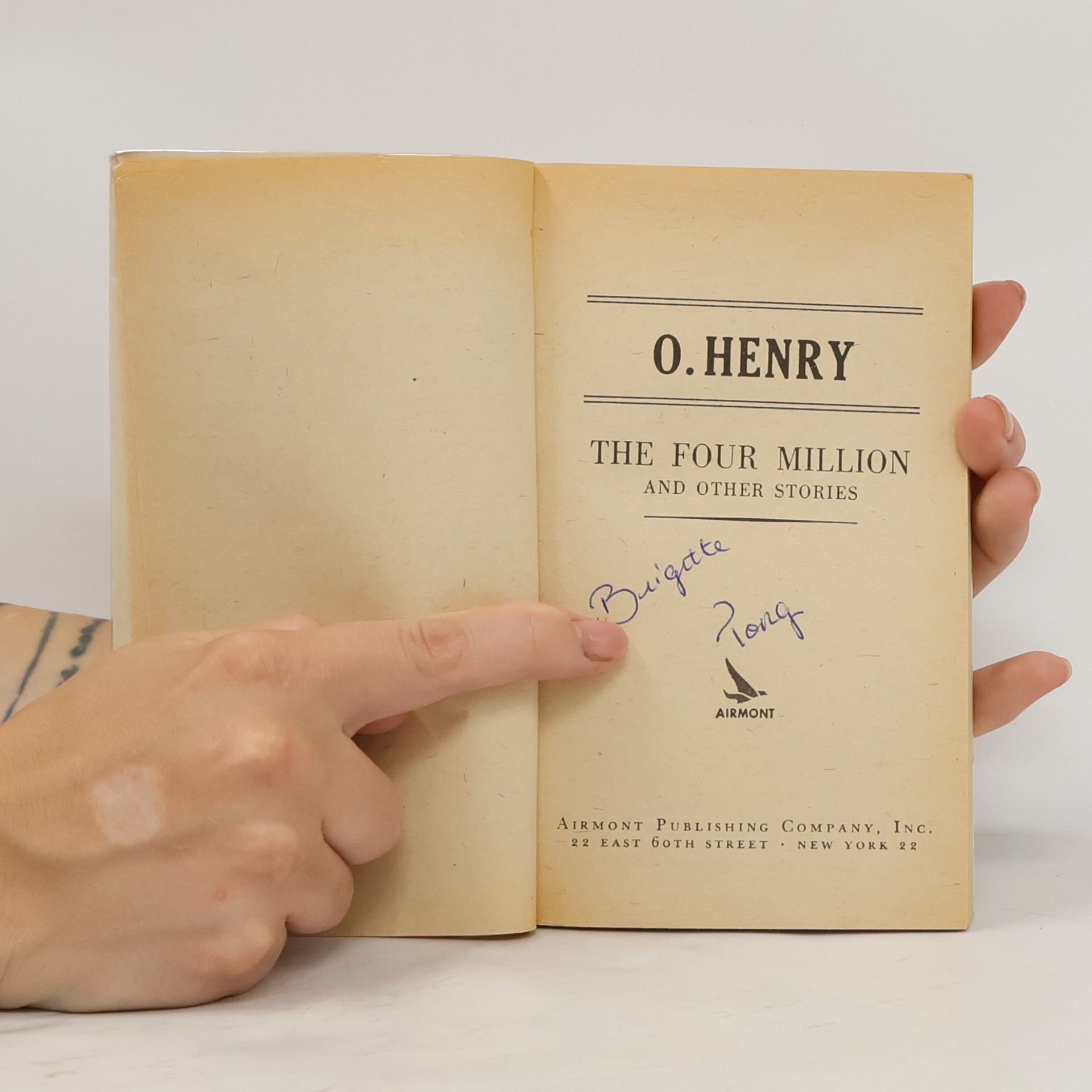O. Henry The Four Million and Other Stories