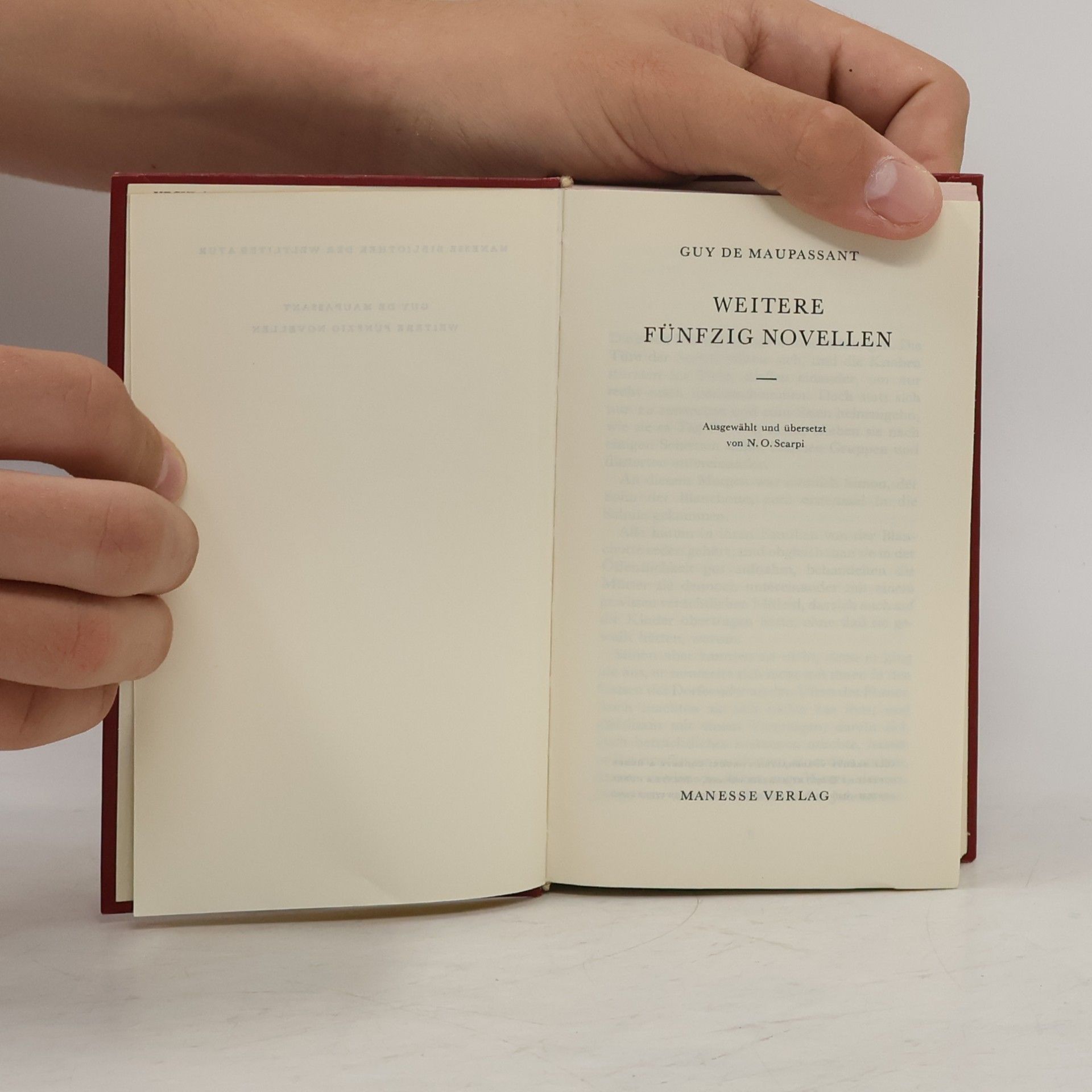 Guy de Maupassant Weitere fünfzig Novellen