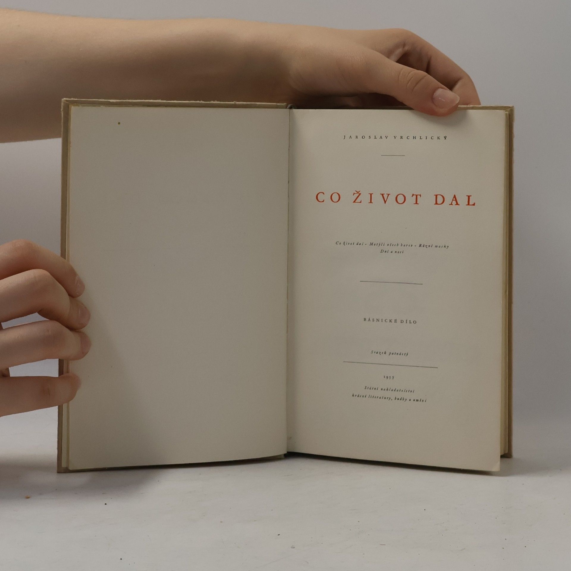 Jaroslav Vrchlický Co život dal