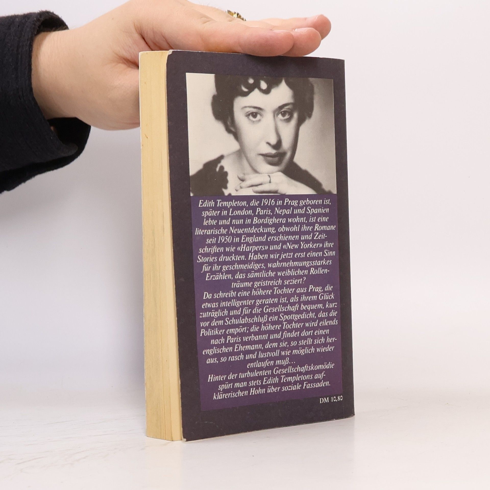 Edith Templeton Eine junge Dame verlässt Prag