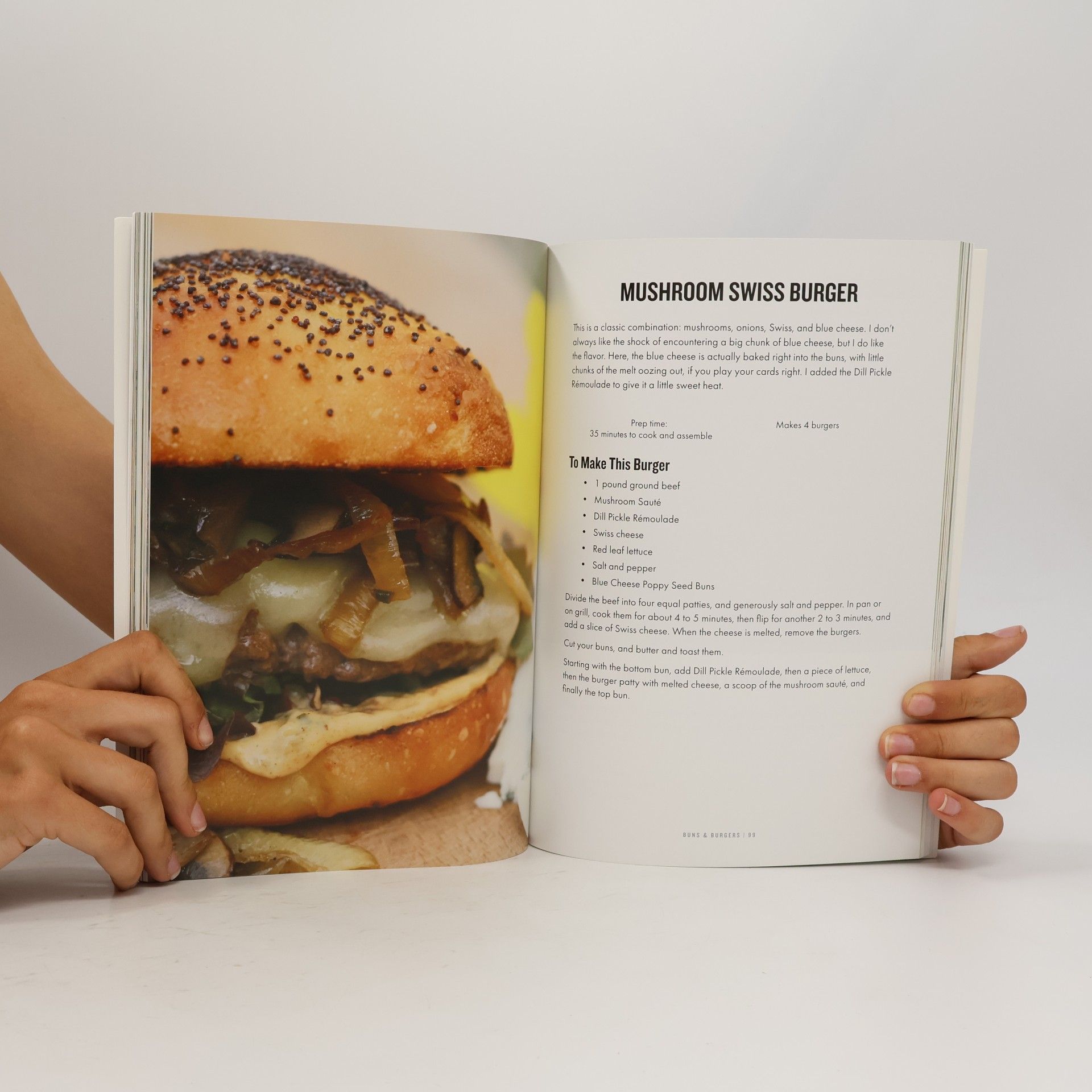 Gregory Berger Buns and Burgers: Handcrafted Burgers from Top to Bottom (Recipes for Hamburgers and Baking Buns)