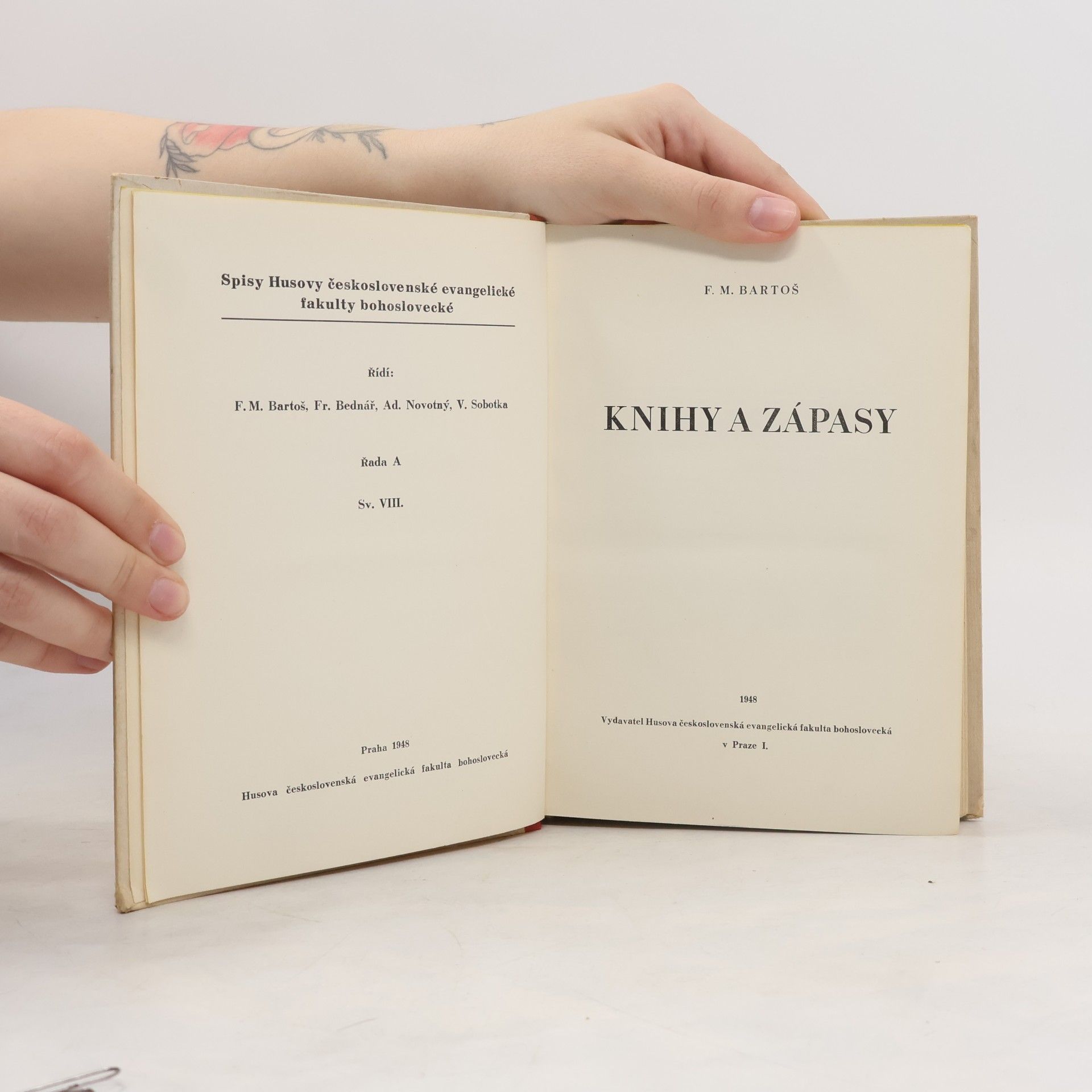 František Michálek Bartoš Knihy a zápasy