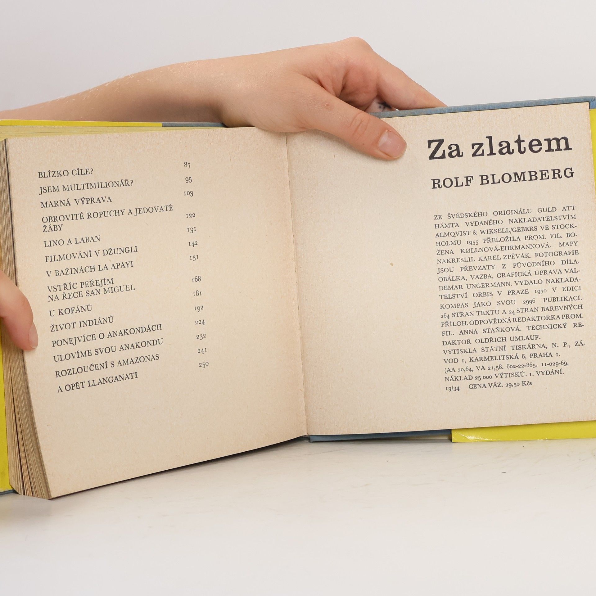 Rolf Blomberg Za zlatem