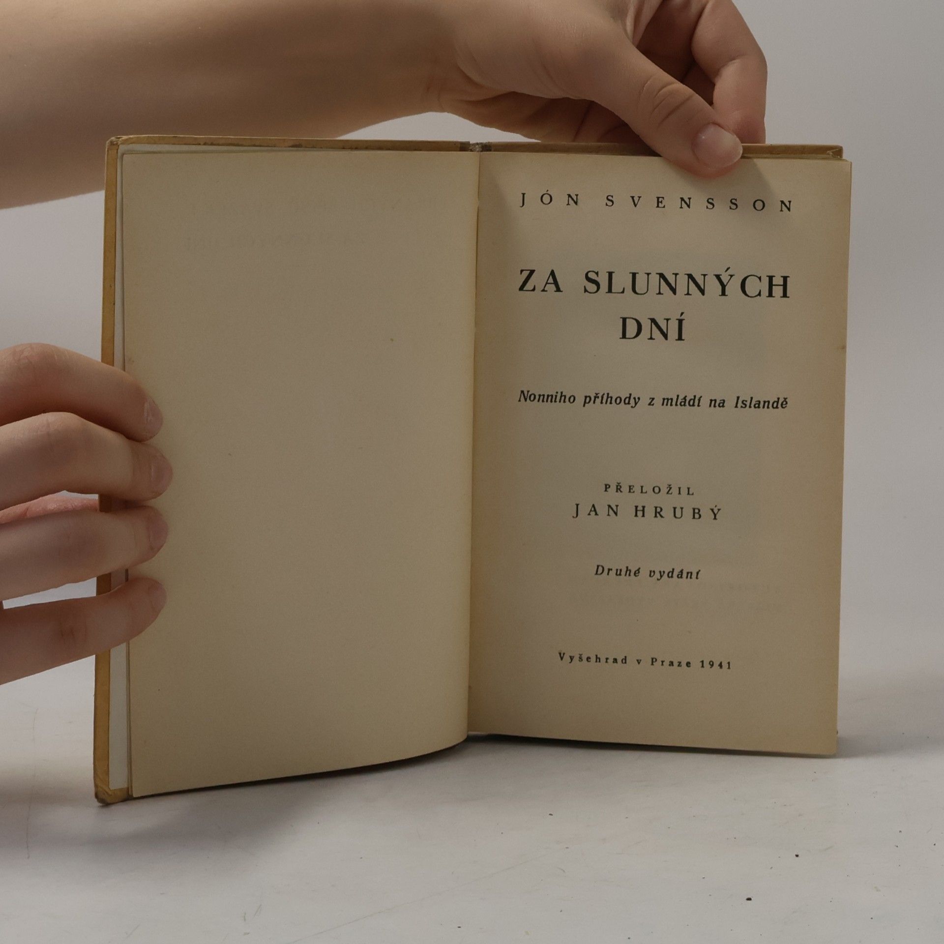 Jón Svensson Za slunných dnů